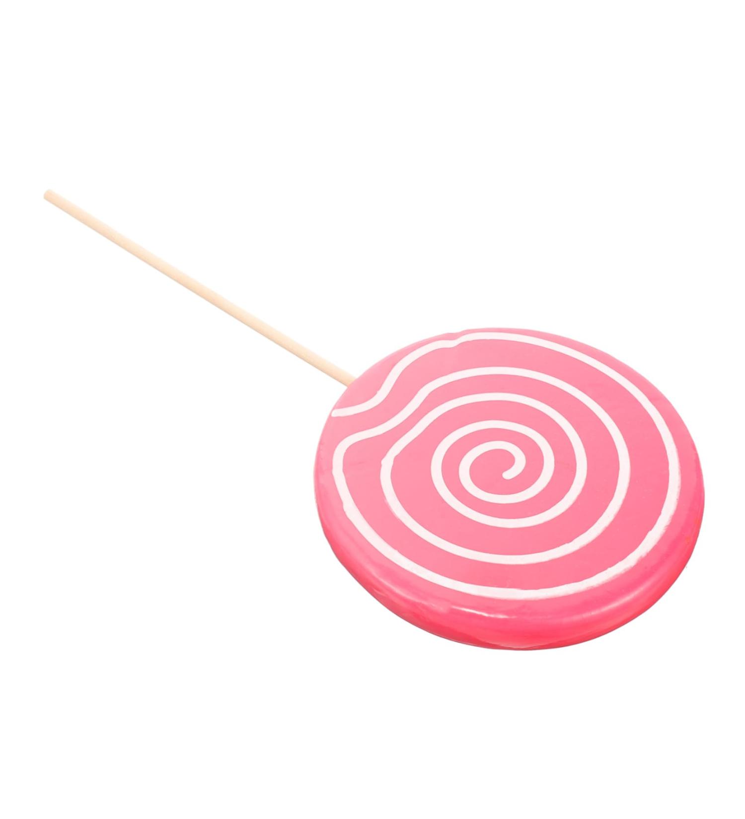 Warmhm 5pcs Candy Lollipops Crafts Pendant Boys Artificial Lollipop Giant Fake Lollipops Handmade Fruit Flavored Lollipops Swirl Lollipops Baby Items Wooden Rainbow Candy Manual Toddler Pinkx5pcs 14*1CMx5pcs - Buy Online on SooperMarket.com