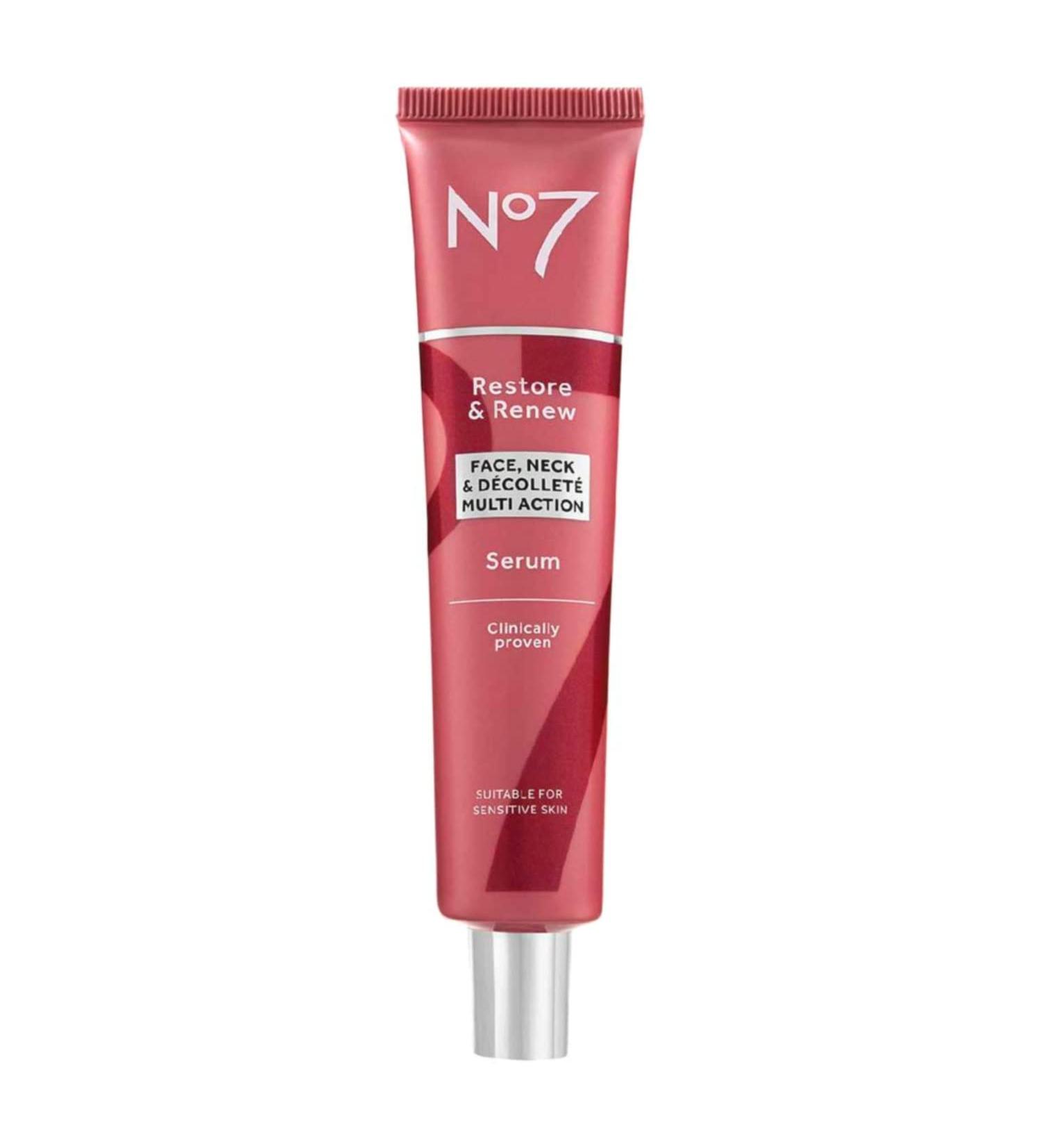 No7 Restore & Reface Neck and Decollete Multi Action Serum 75ml - Buy Online on SooperMarket.com