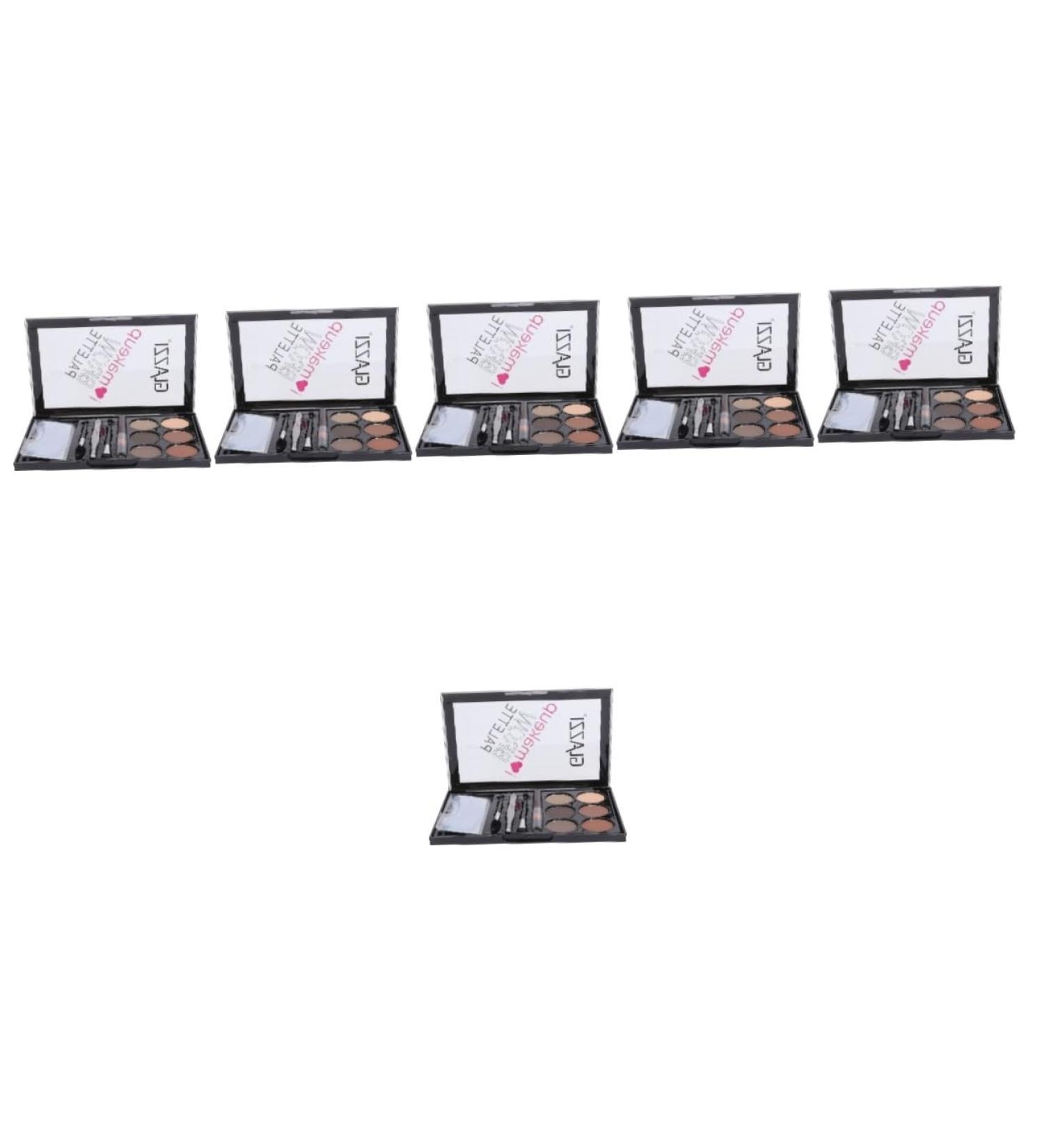 NOLITOY 6 Sets Eyebrow Powder Set Eyebrow Powder Cosmetic Eyebrow Makeup Cosmetic Eyebrow Pencil Brush - Buy Online on SooperMarket.com