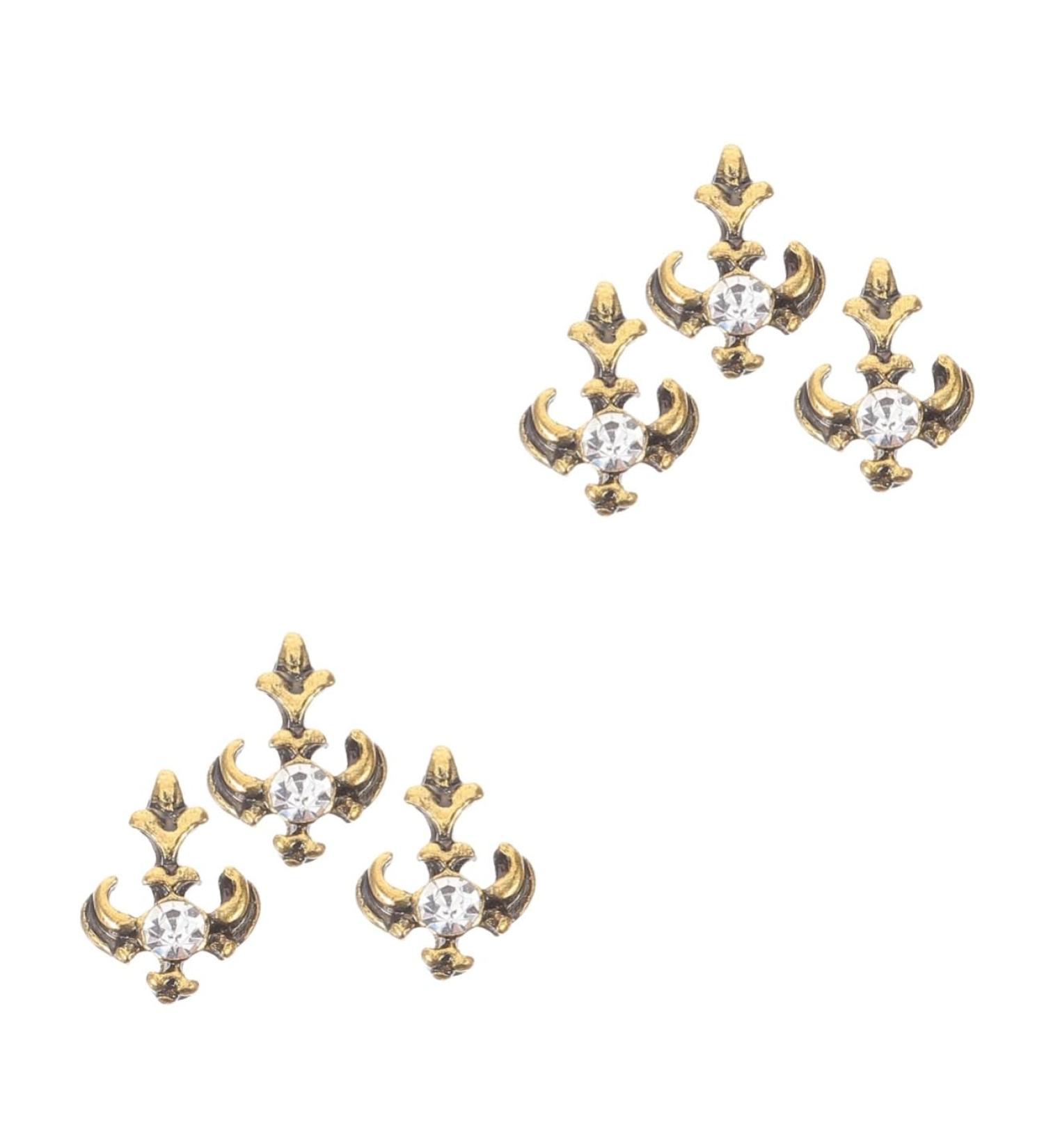 PACKOVE Tooth Gems Kit 6 Pcs Retro Vintage Decor Retro Decor Decorative Teeth Jewelry Grill Teeth Clothing Gem - Buy Online on SooperMarket.com