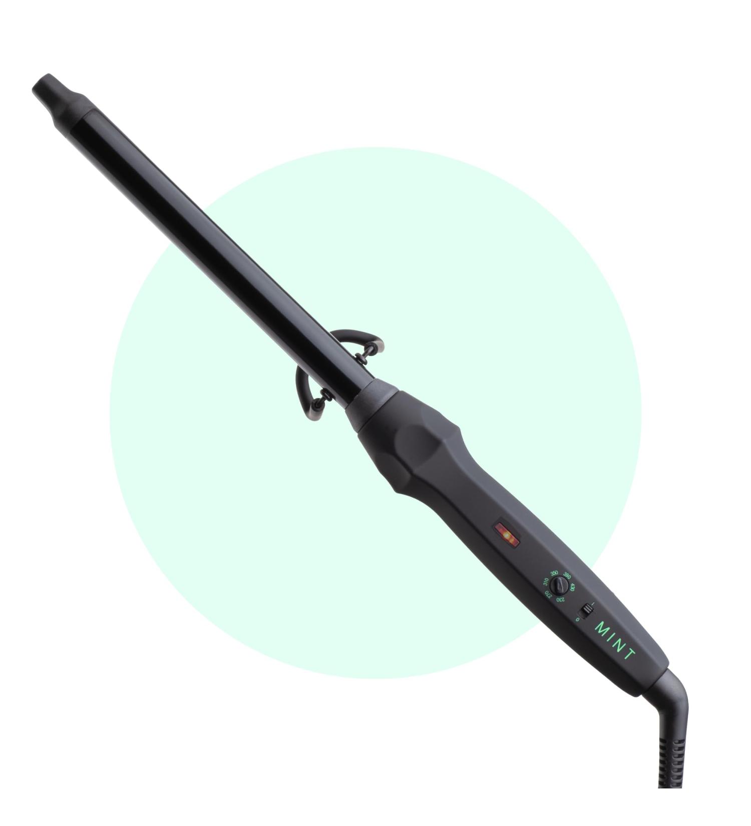 MINT Professional Curling Wand 3/4 Inch - Ideal for Long & Thick Hair | Ionic Ceramic Tourmaline Barrel | Adjustable 230-430 F | Worldwide Shipping Available - Buy Online on SooperMarket.com