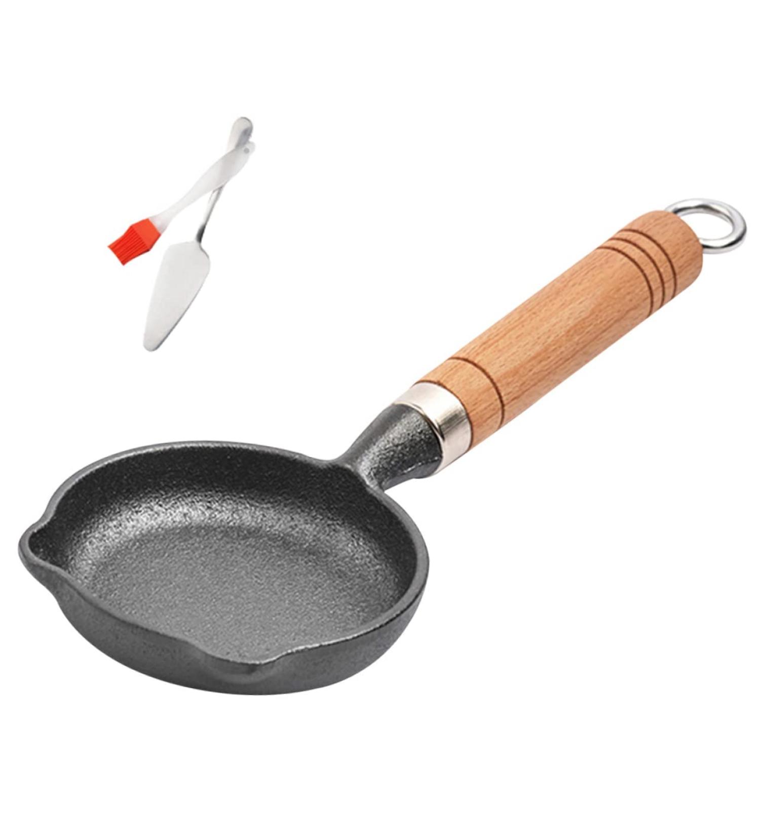 DELURA 1 Set Round Griddle Cookware Egg Frying Pan Mini Egg Pan Mini Pan Steak Frying Pan Pan Breakfast Pan Cooking Utensils Mini Egg Frying Pan Kitchen Supply - Buy Online on SooperMarket.com