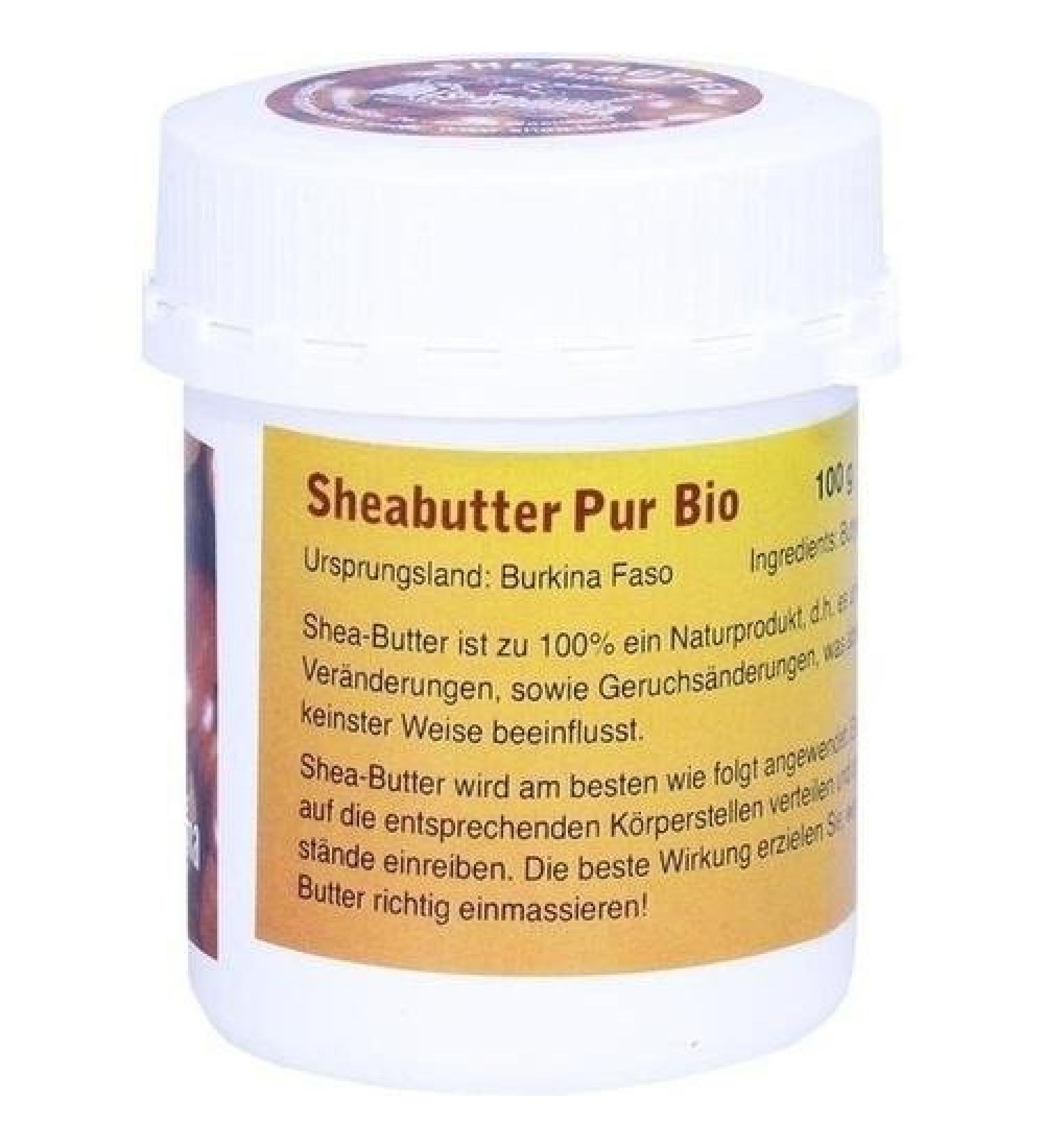 Abis-Pharma Organic Shea Butter 100g - Pure Unrefined Vegan & Fair Trade from Burkina Faso - Buy Online on SooperMarket.com