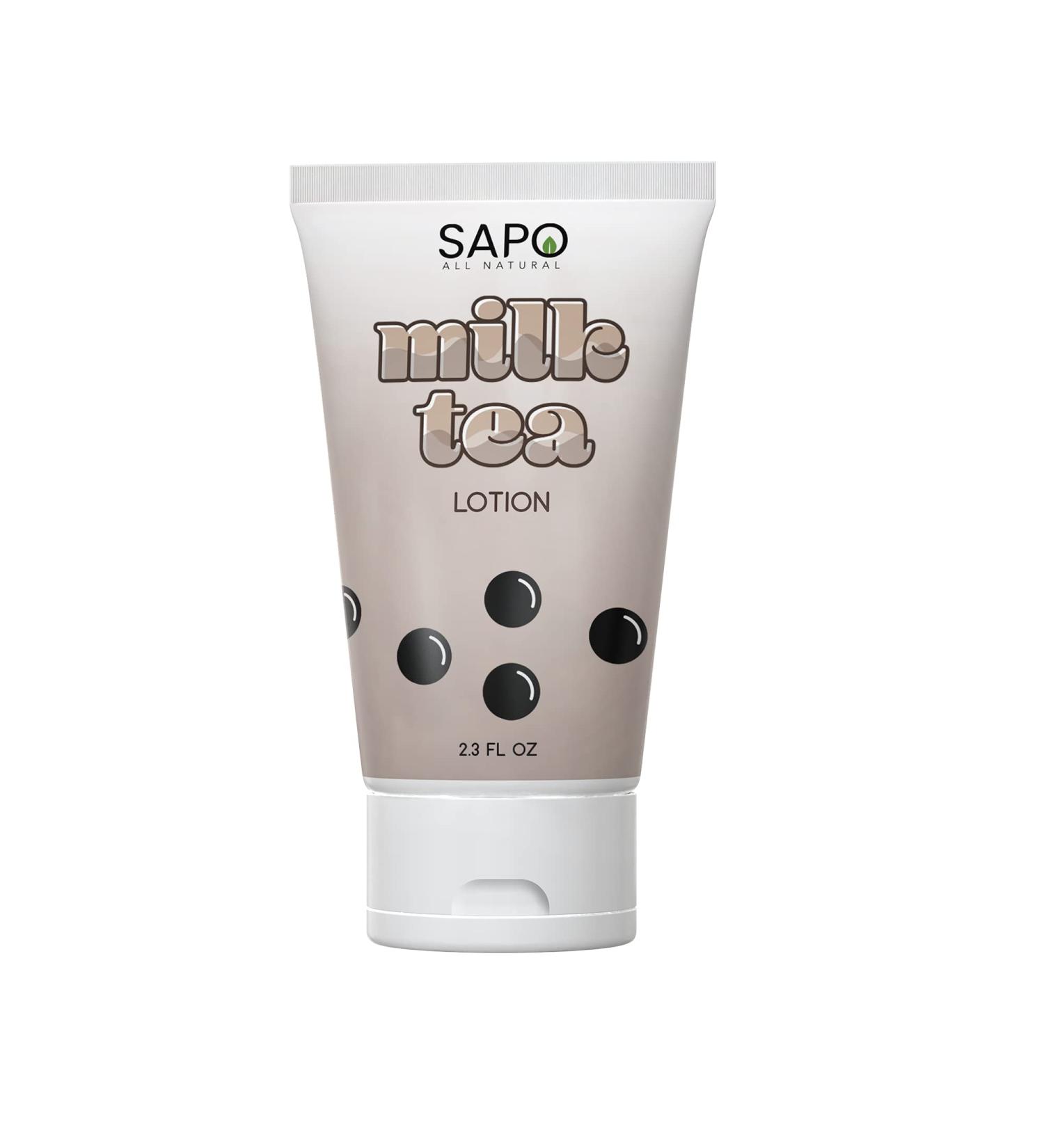 Milk Tea Lotion - Moisturizing Hand & Body Cream with Boba Scent - Aloe, Hyaluronic Acid, Vitamin C & E - 2.3 Fl Oz - Buy Online on SooperMarket.com