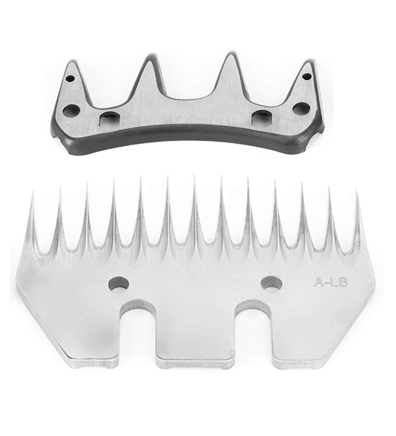 Sonk Professional Stainless Steel Sheep Shears - Universal Electric Wool Cutter Replacement Blades for Alpacas & Goats | 9/13 Teeth Straight & Curved Blade Options - Buy Online on SooperMarket.com