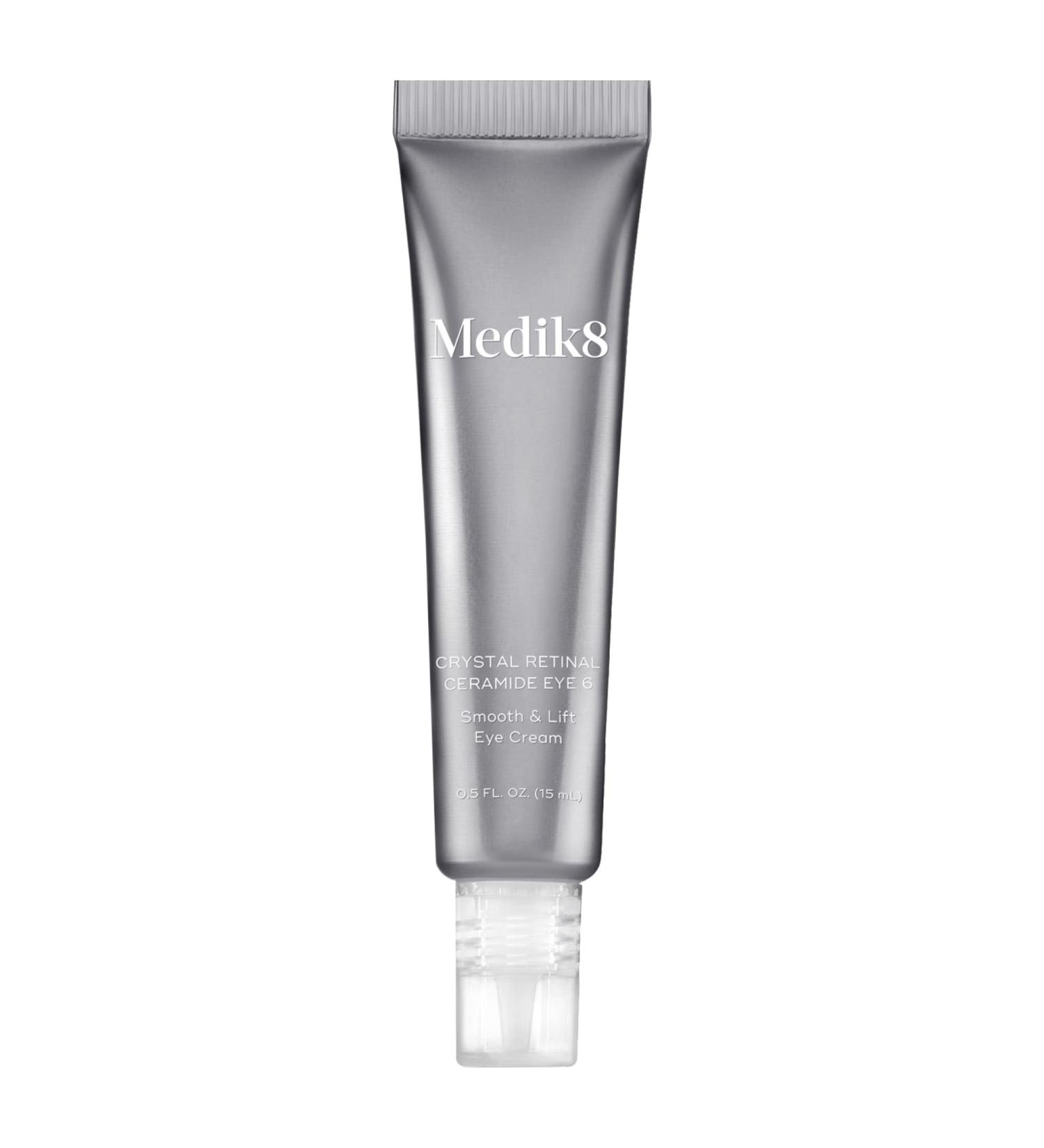 Medik8 Crystal Retinal Ceramide Eye Cream - Brightening & Anti-Wrinkle Formula - Gentle Vitamin A Release - Perfect for Sensitive Skin - 0.5 oz - Buy Online on SooperMarket.com