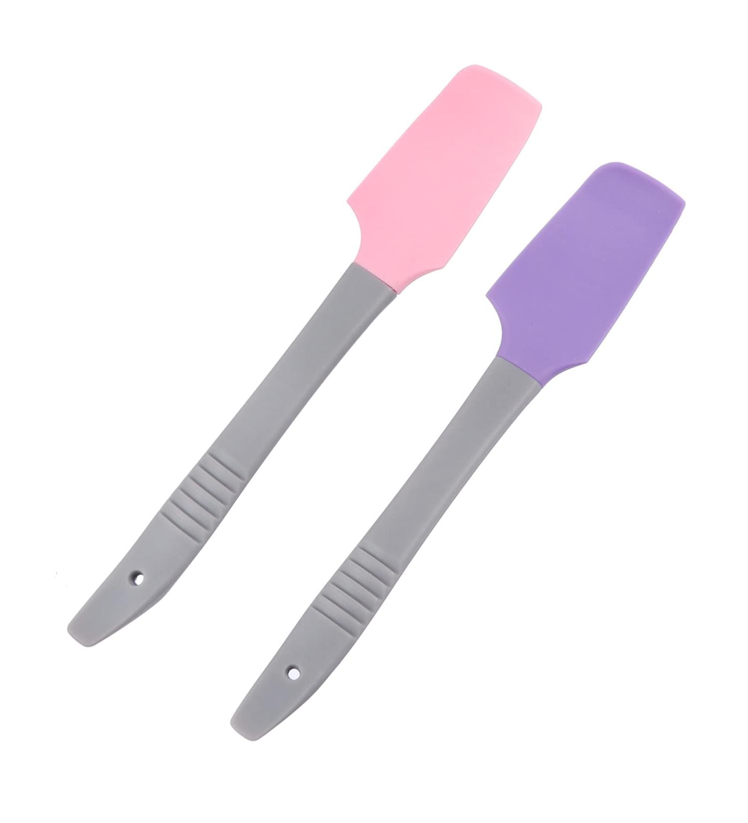 Fomiyes 4-Pack Silicone Wax Spatulas - Non-Stick Hair Removal Tool for Easy Waxing & Scraping - Buy Online on SooperMarket.com