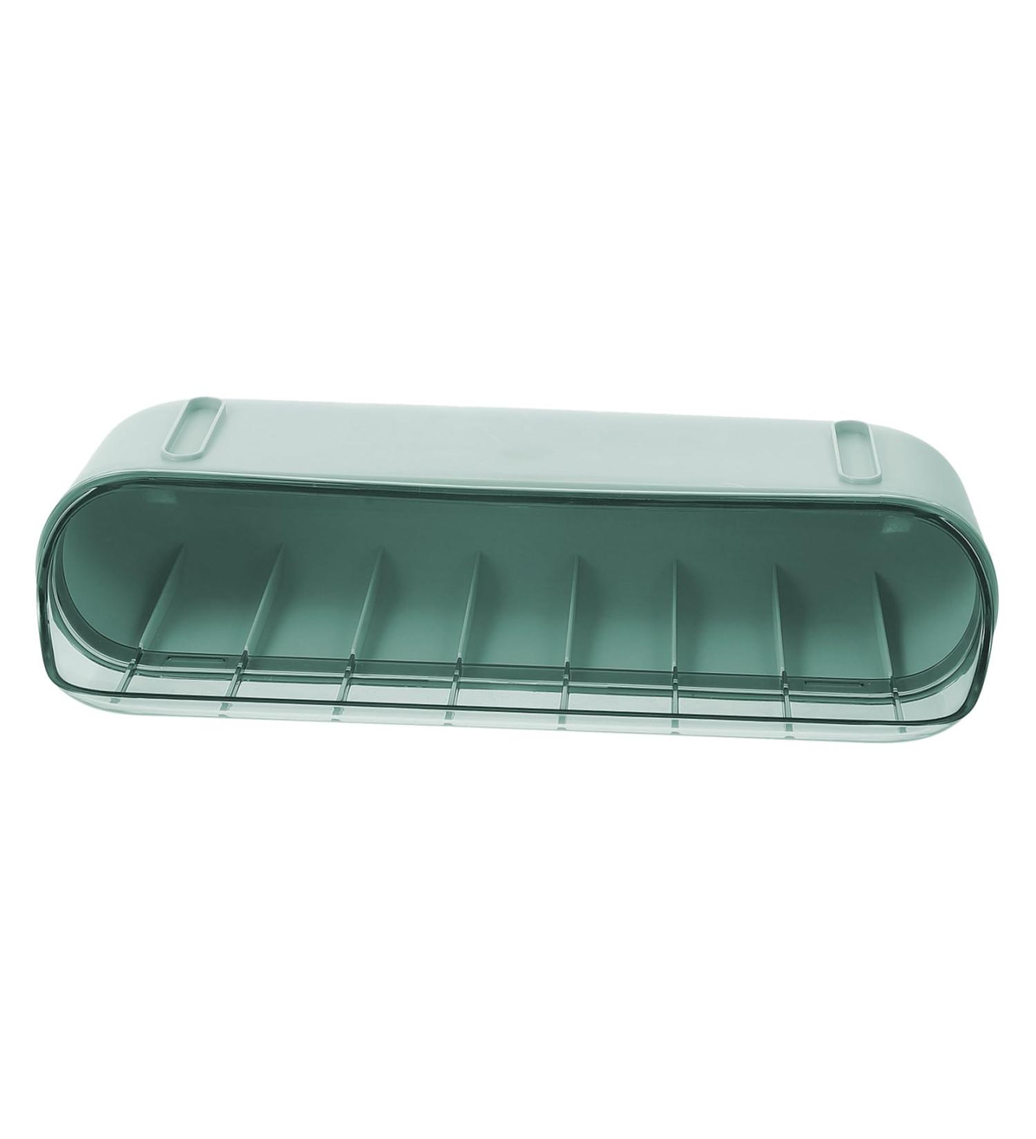 KOMBIUDA 1 PC Slide Egg Collection bandejas para comida Household Egg Organizer Double Layer Food Container Green 28.5X15CM - Buy Online on SooperMarket.com