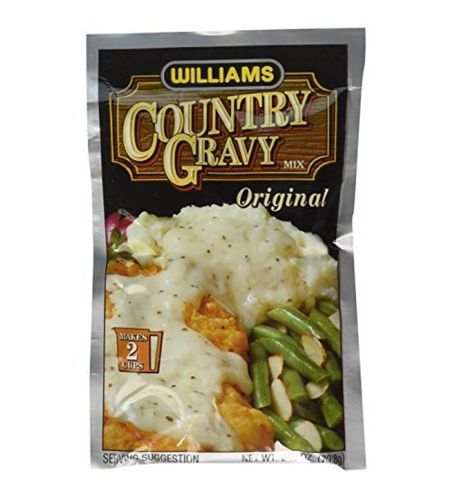 Williams Country Gravy Mix , 2.5 OZ-3 packages