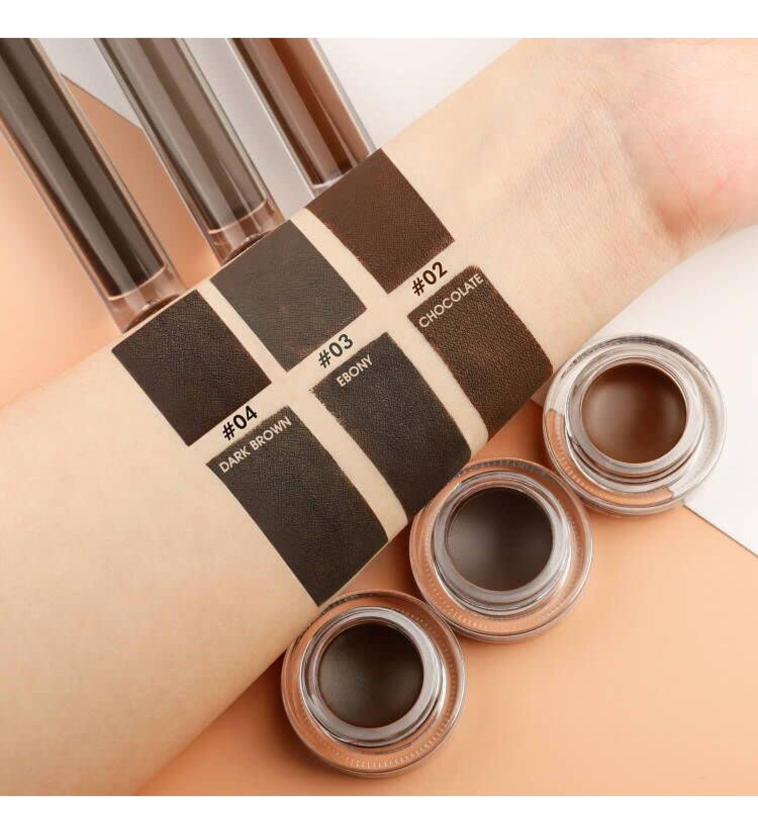 Buy Tinted Eyebrow Gel Kit - Waterproof Eyebrow Pomade for Full & Natural Brows | International Shipping - Buy Online on SooperMarket.com