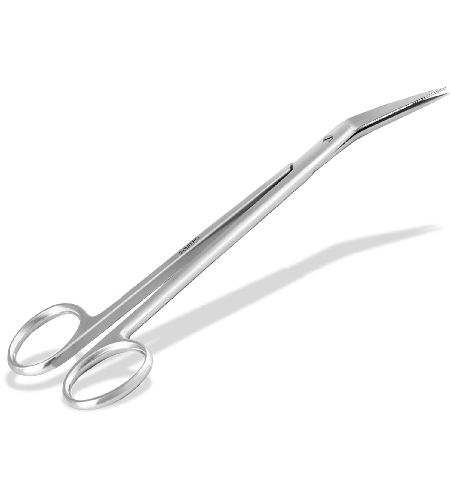 Extra Long Toenail Scissors for Seniors - Angled Pointed Nail Cutter & Foot Care Set (16 cm) | Ideal for Pedicures & Easy Nail Care - Buy Online on SooperMarket.com