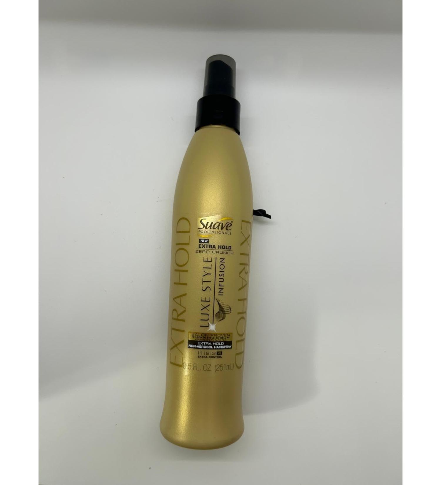 Suave Professionals Luxe Infusion Non Aerosol Hairspray (Single Extra Hold 8.5oz)