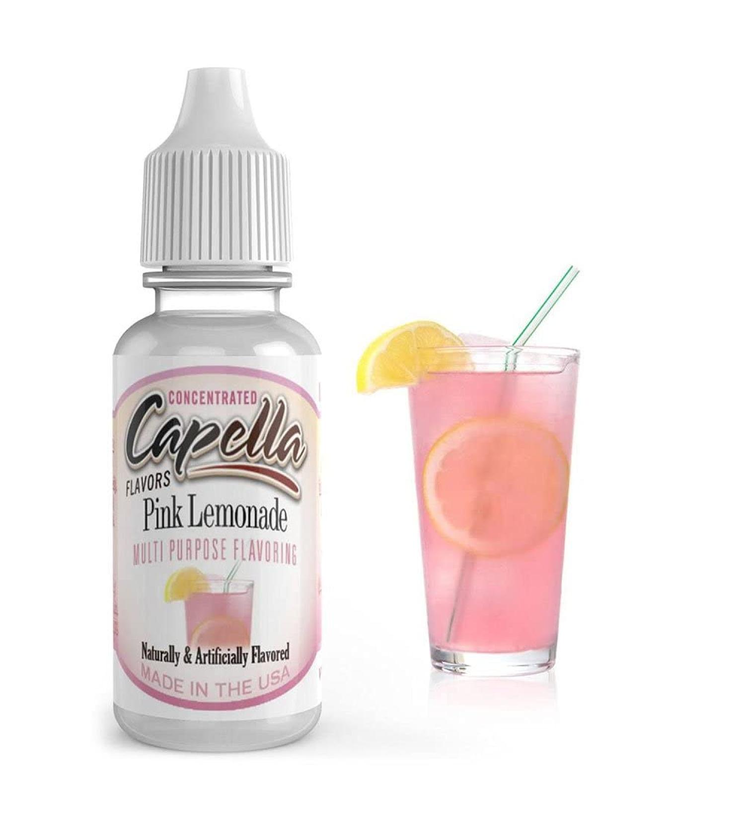 Capella Flavors Mini White Bottle with Pink 0.44 Fl Oz (Pack of 1)