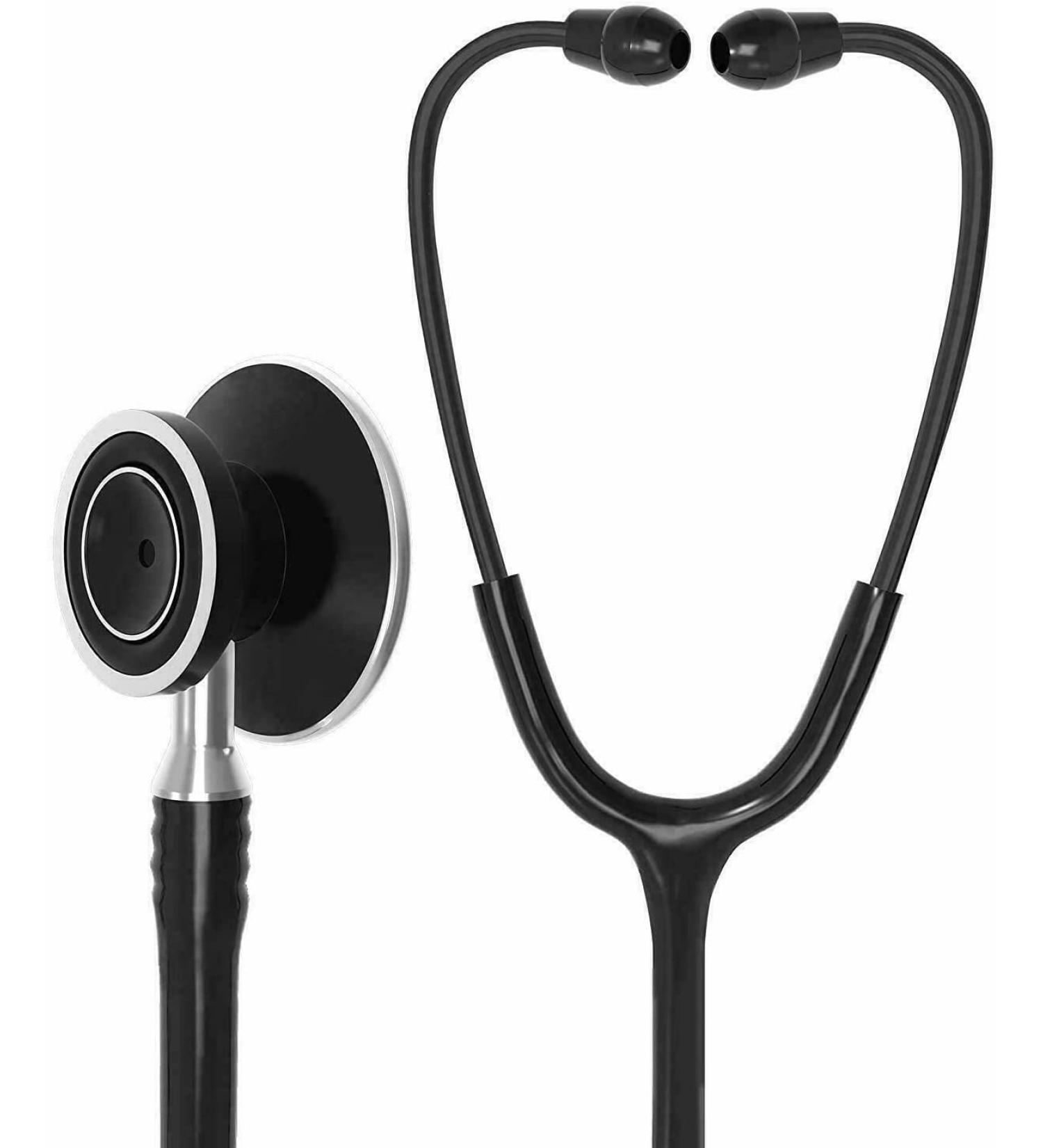 Saini_MEDICOS MCP Anchor Aluminium Dual Head Stethoscope - Premium Black Stethoscope for Doctors & Medical Students - International Shipping Available - Buy Online on SooperMarket.com