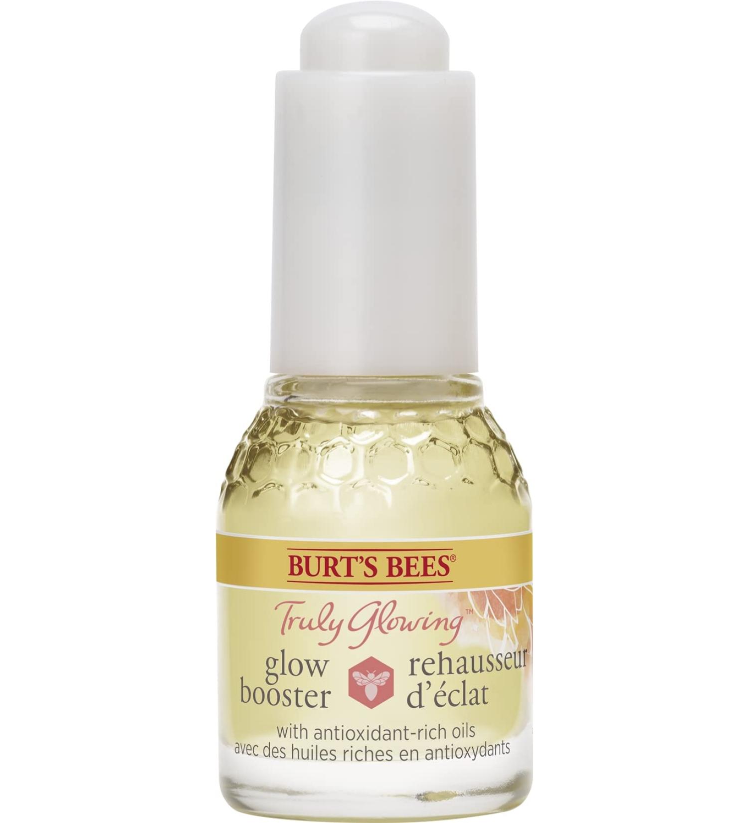 Burt's Bees Truly Glowing Reawakening Glow Booster Face Serum with Antioxidant-Rich Oils 100% Natural Origin Developed with Dermatologists 15mL Glow Booster With Antioxidant-Rich oils - Buy Online on SooperMarket.com
