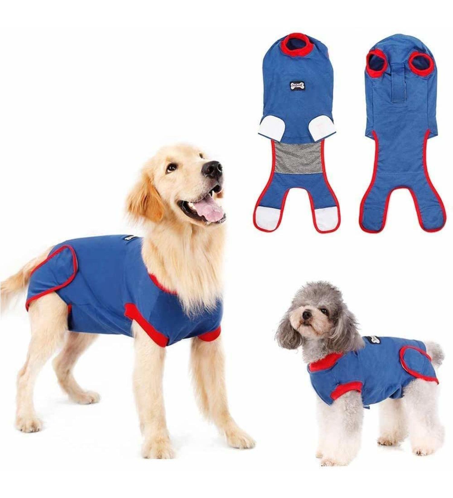 MightyDuty Dog Body After Op Cotton Wound Protective Suits - Breathable & Comfortable for Dogs | International Shipping - Buy Online on SooperMarket.com