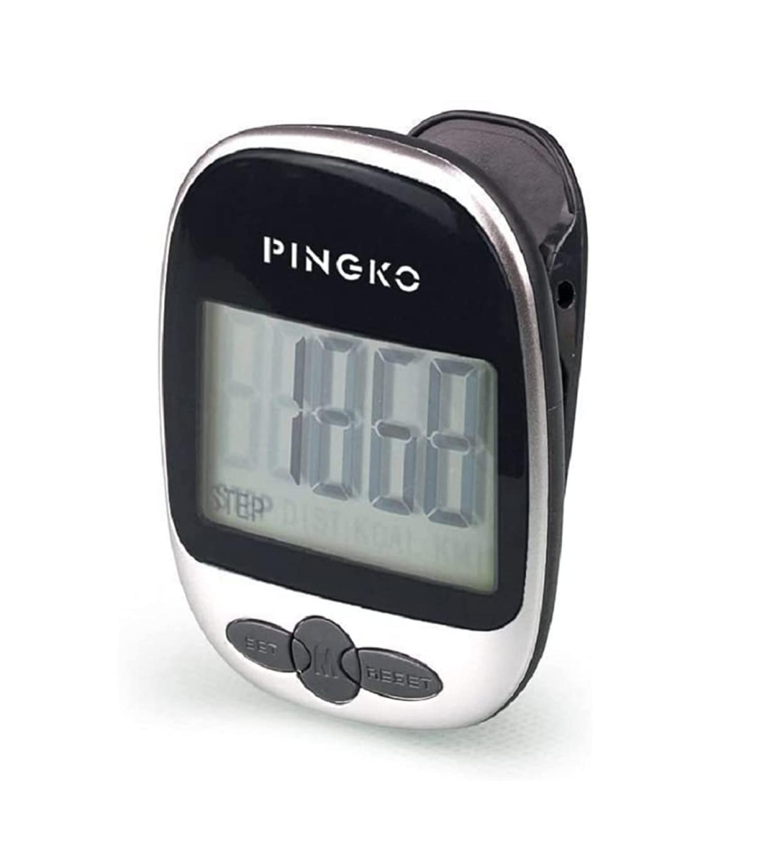 PINGKO Portable Sport Pedometer - Track Steps, Distance, Calories - Fitness Tracker (Black) - Buy Online on SooperMarket.com