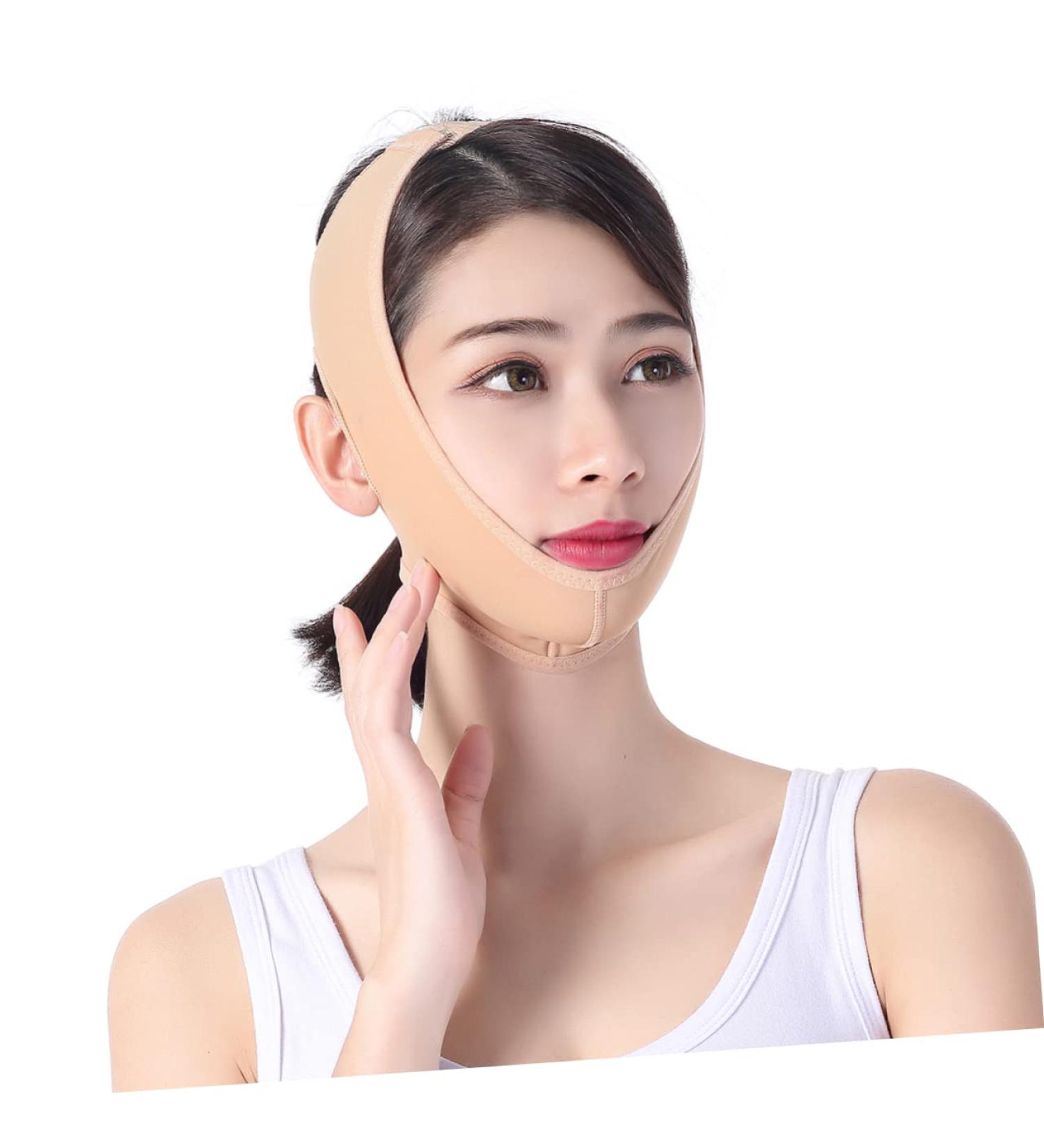 BELLIFFY Bandage Cheek Band Slimming Strap Face Tape Mask High Elastic - Buy Online on SooperMarket.com