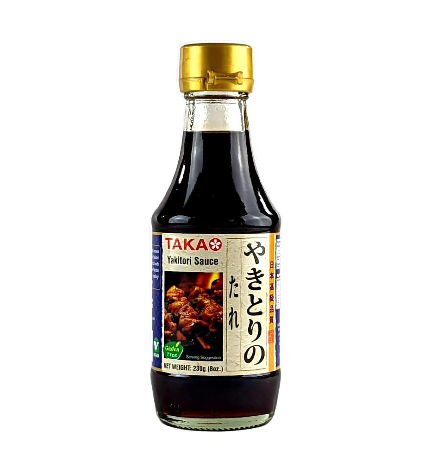 Takao Japanese Yakitori Sauce 230g Gluten Free For met and BBQ