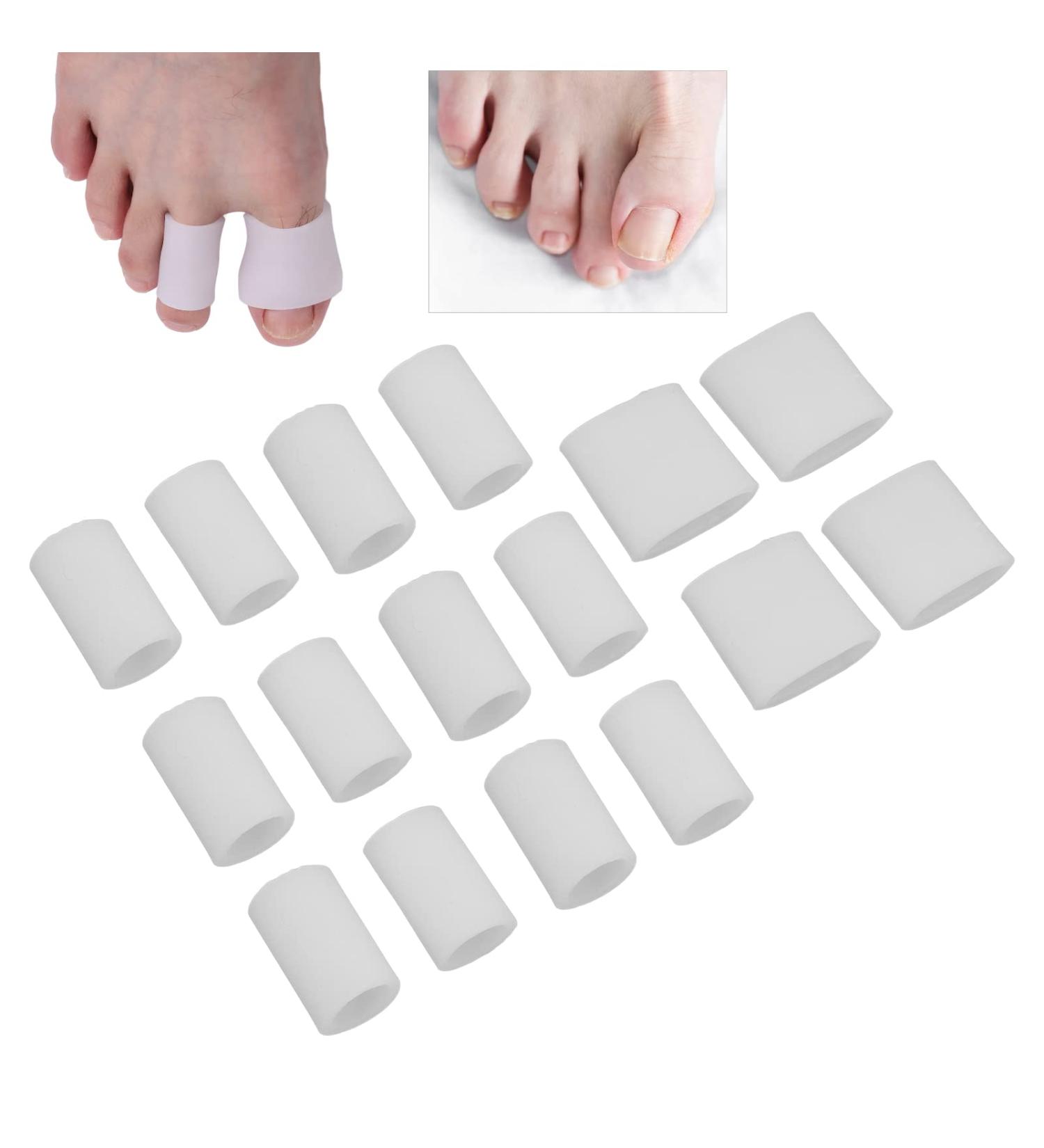 Silicone Gel Toe Separators - Hammer Toe Corrector for Men and Women - 8 Pairs - Buy Online on SooperMarket.com