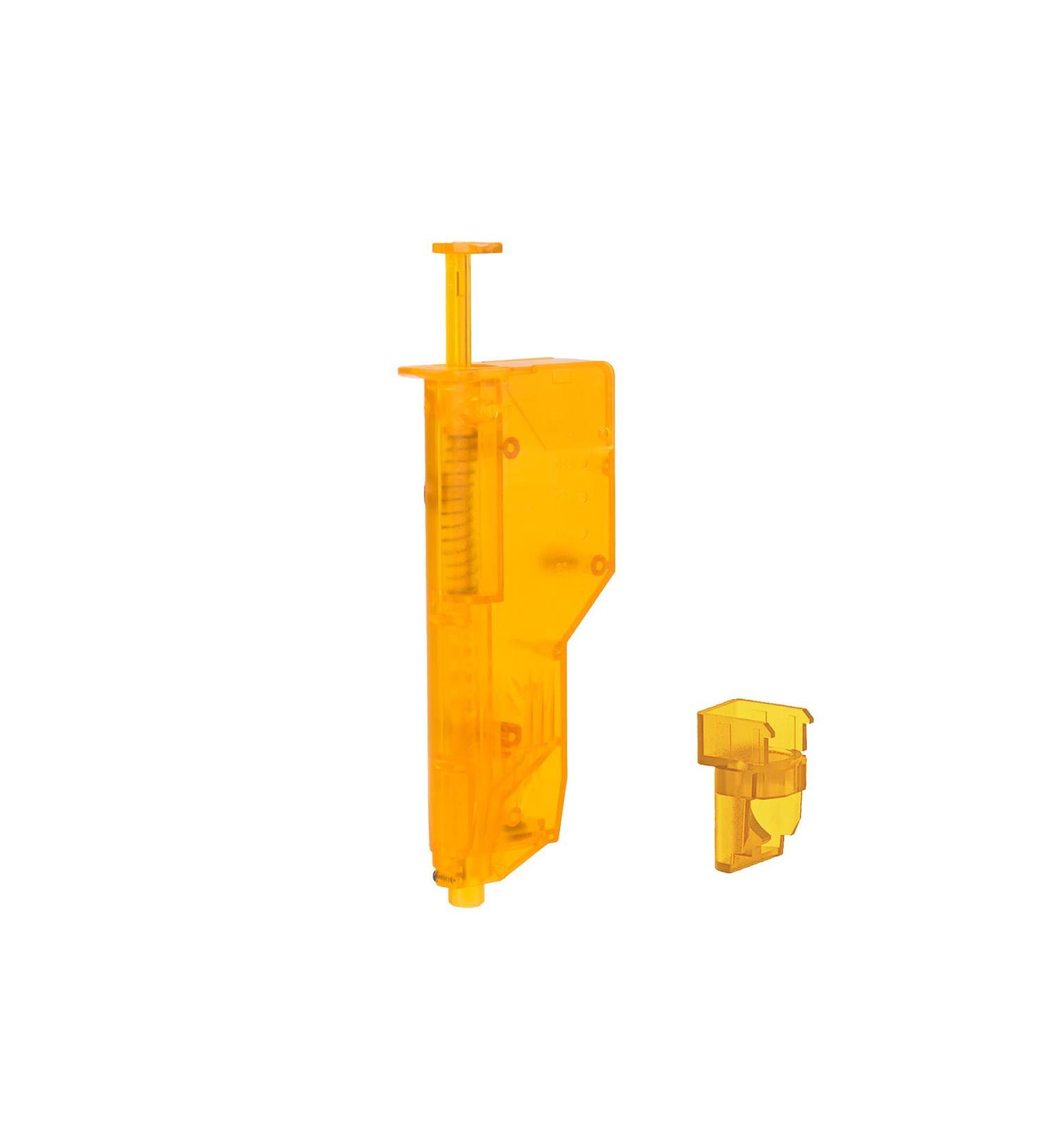 Lancer Tactical 150 Round Airsoft BB Speedloader with Adapter - Orange - Buy Online on SooperMarket.com