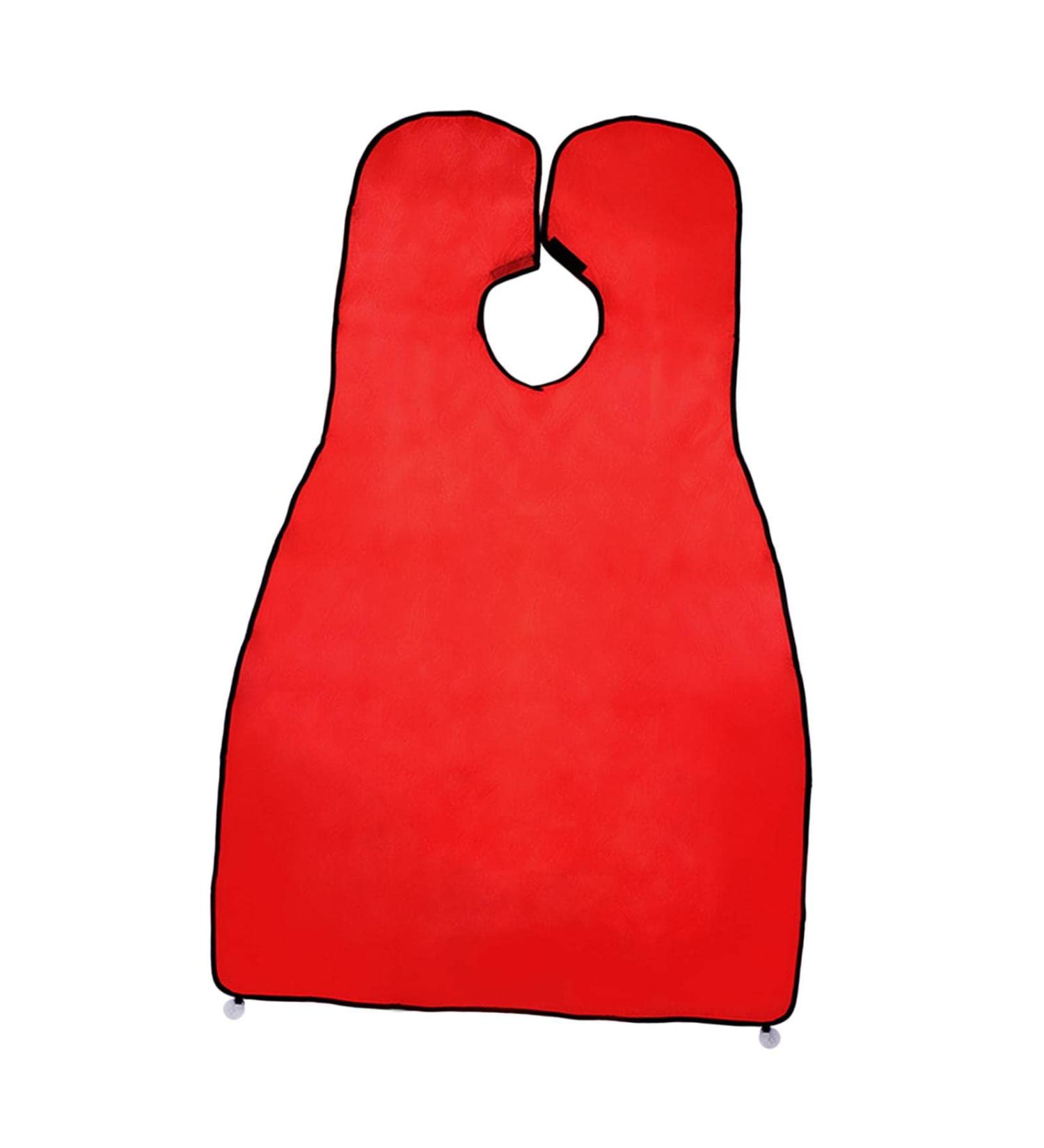 Predolo Beard Shaving Bib - Ultimate Trimming Apron for Beard Care | Red Beard Cape & Catcher for Easy Cleanup - Buy Online on SooperMarket.com