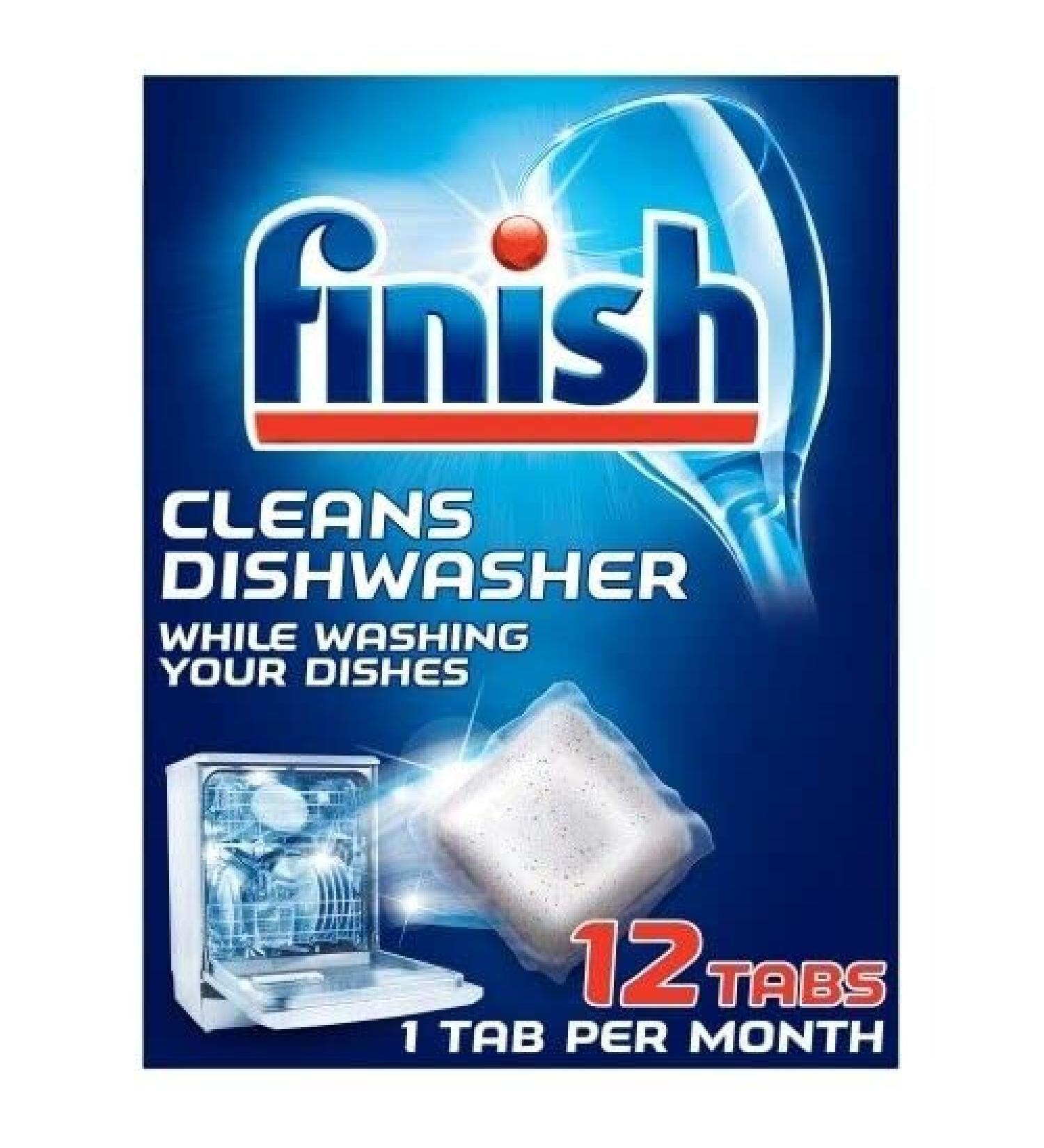 Finish In-wash Dishwasher Cleaner (12 tablets)