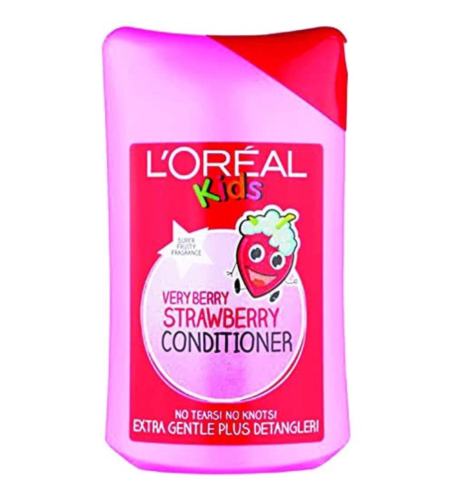 L'Oreal Kids Conditioner So Strawberry Fresh - Nourishing Hair Care for Kids | 1 Pack - Buy Online on SooperMarket.com