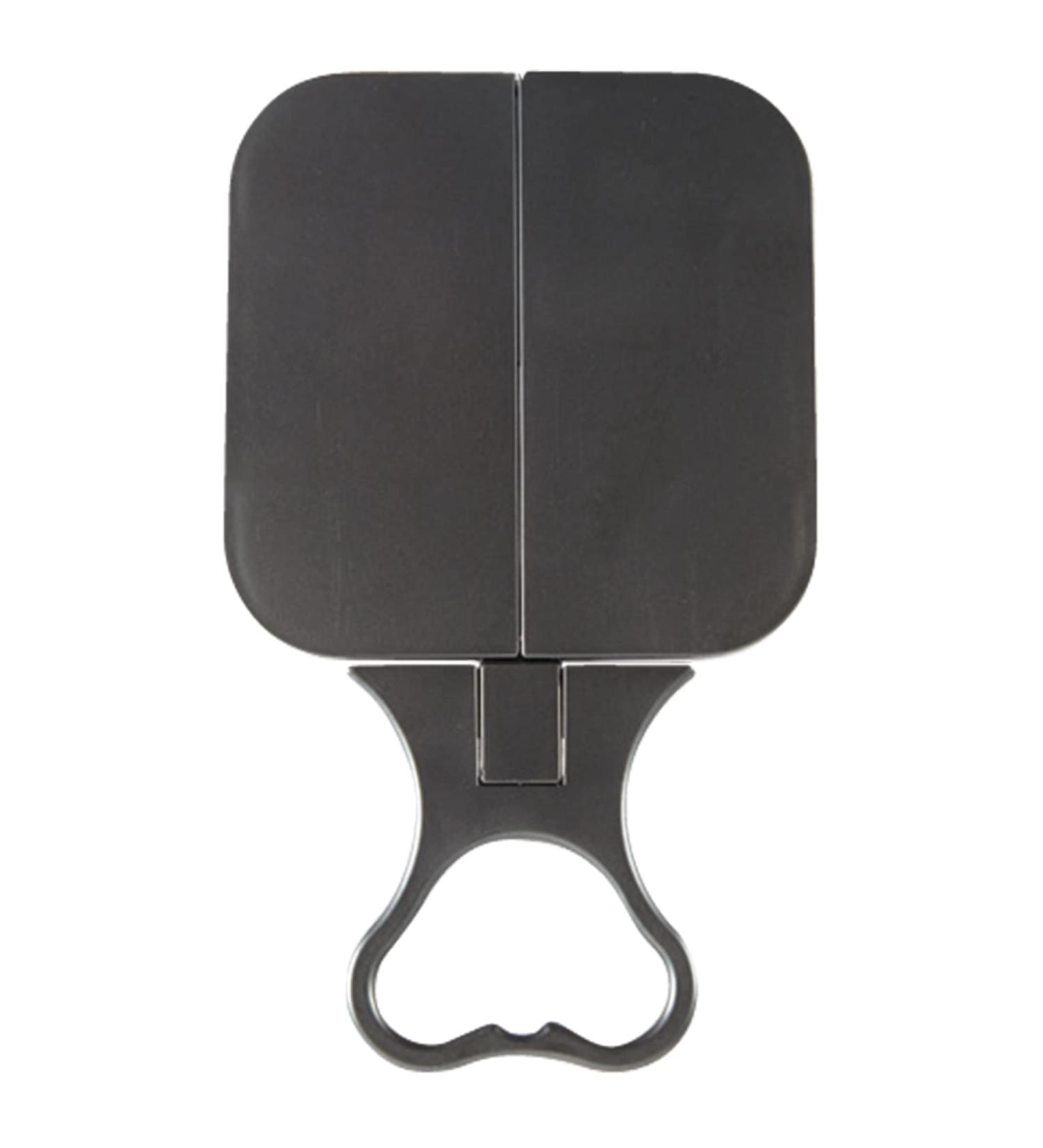 Danielle 23x12cm Folding Travel Mirror Black - True Image
