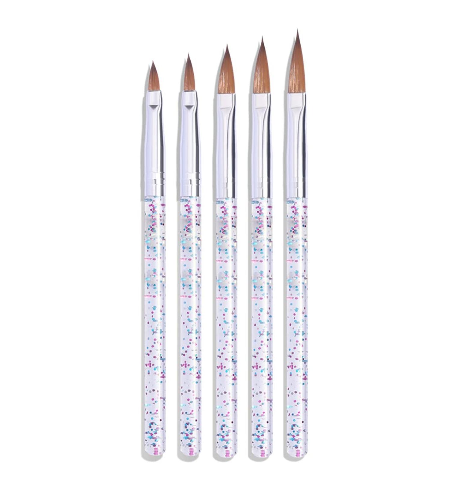 Nail Art Tip Round Flat Painting Drawing Carving Dotting Pen Builder Liner Acrylic Gel UV Polish Tools Painting Drawing Carving Dotting Pen - Buy Online on SooperMarket.com