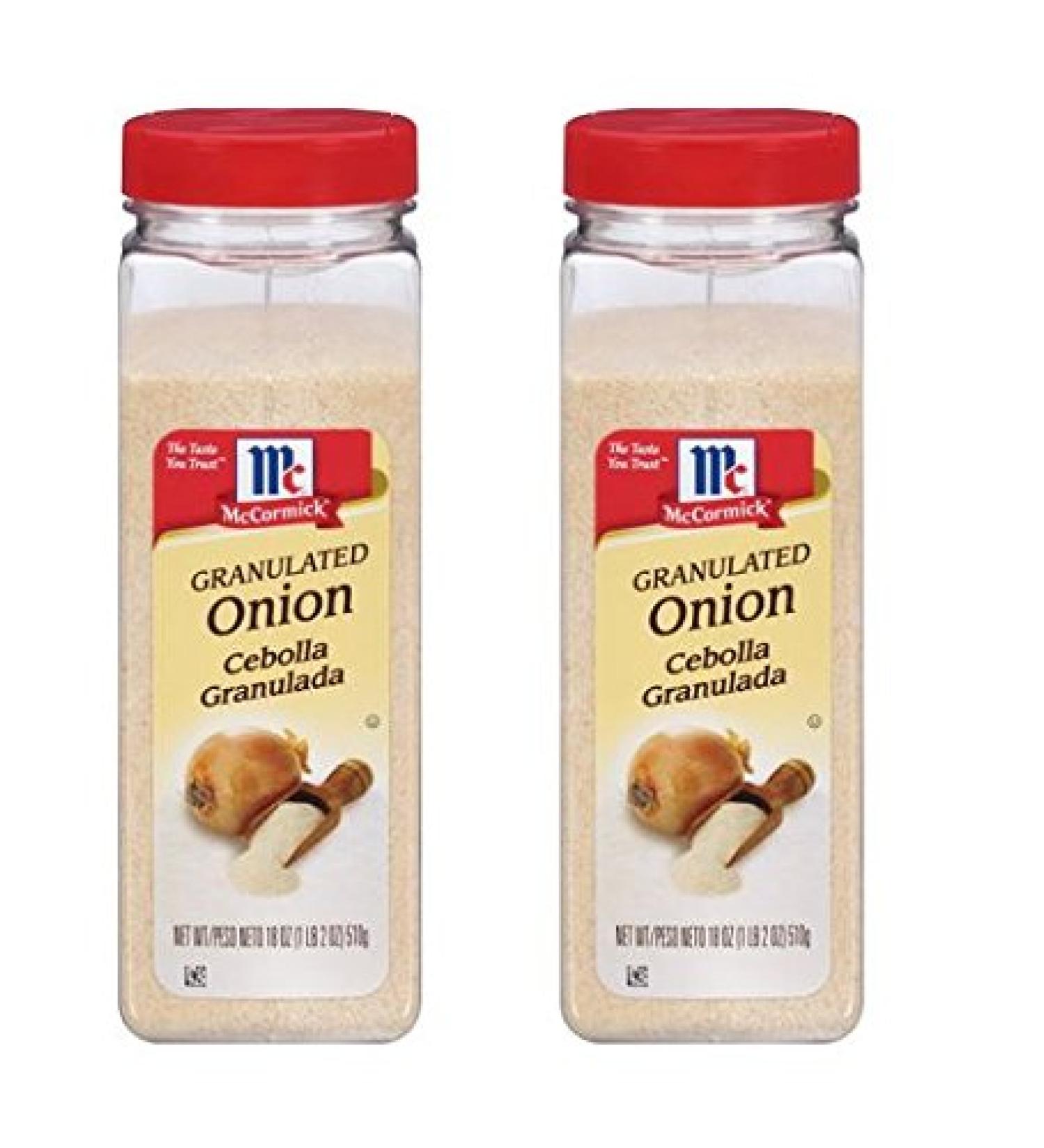 McCormick Granulated Onion, 18 oz (Pack of 2)