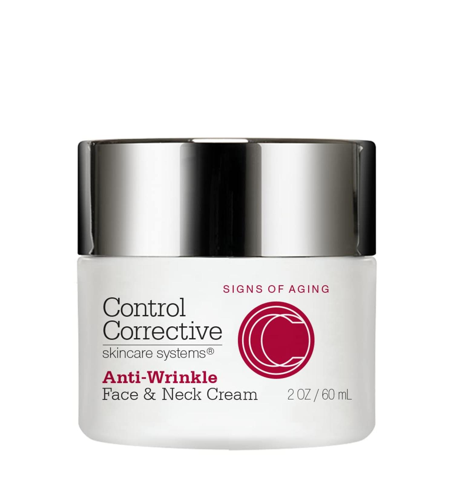 CONTROL CORRECTIVE Anti-Wrinkle Face & Neck Cream - Advanced Peptide Moisturizer for Aging Skin Hydrating & Firming 2 Oz - Buy Online on SooperMarket.com