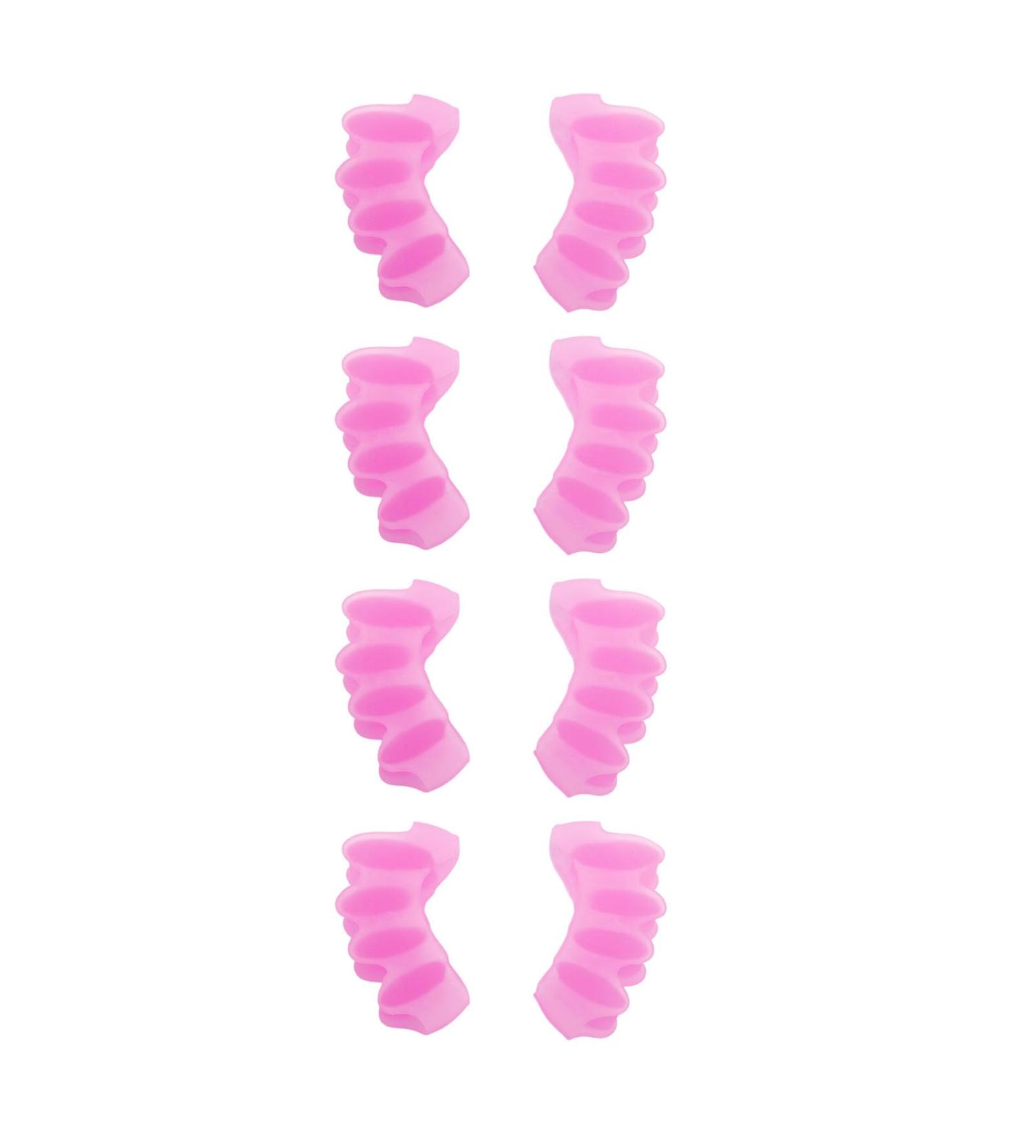 Buy Weikeya Toe Correction Spacers - 8 Ergonomic Flexible Wear-Resistant Design for Men & Women - Pink - International Shipping Available - Buy Online on SooperMarket.com