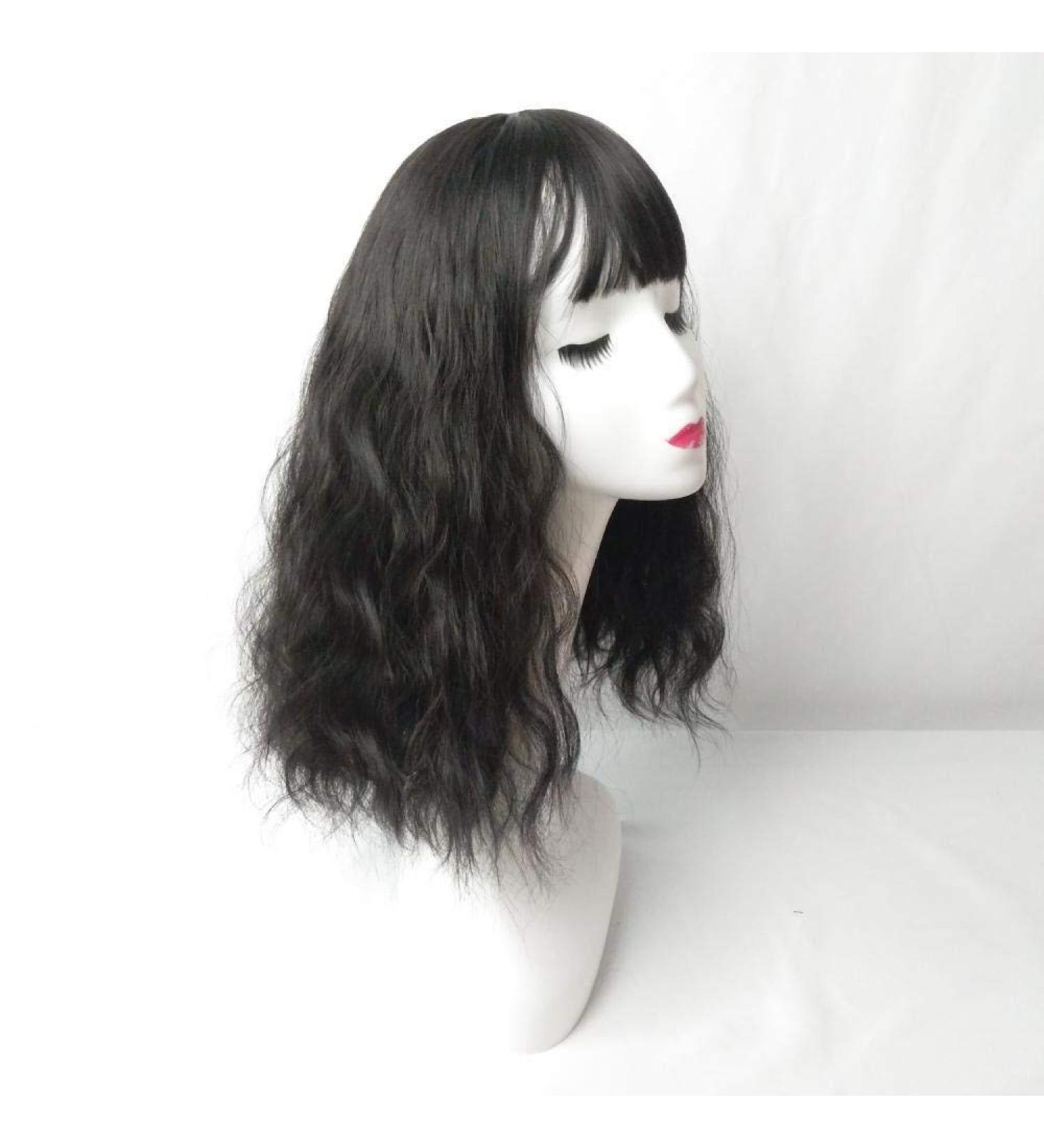 Shop Trendy Short Curly Wigs for Women | European & American Fashion | Light & Dark Brown | Japanese & Korean Style - Buy Online on SooperMarket.com