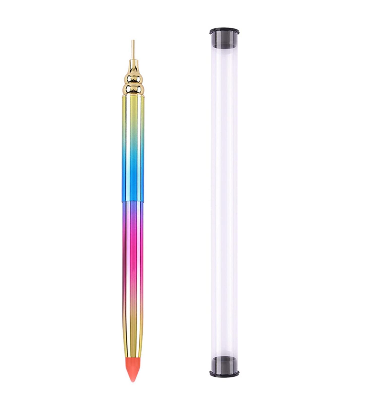Worparsen Manicure Pen Grip Comfortable Good Double Ended Manicure Dotting Pen Nail Art Designs Pink - Buy Online on SooperMarket.com