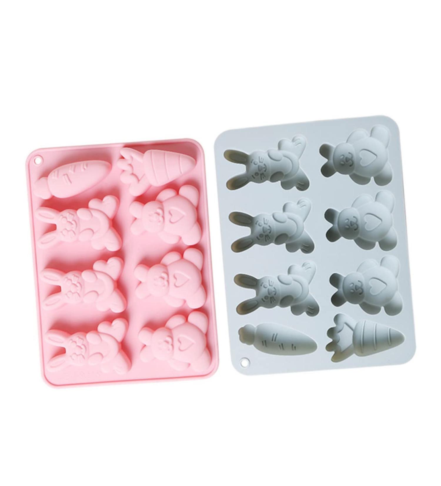 Alipis 2pcs Silicone Cake Mold Clay Molds Candy Molds Easter Themed Molds DIY Baking Moulds Candy Decor Baking Accessory Silicone Molds Crystal Cupcake Chocolate Accessories Silica Gel - Buy Online on SooperMarket.com