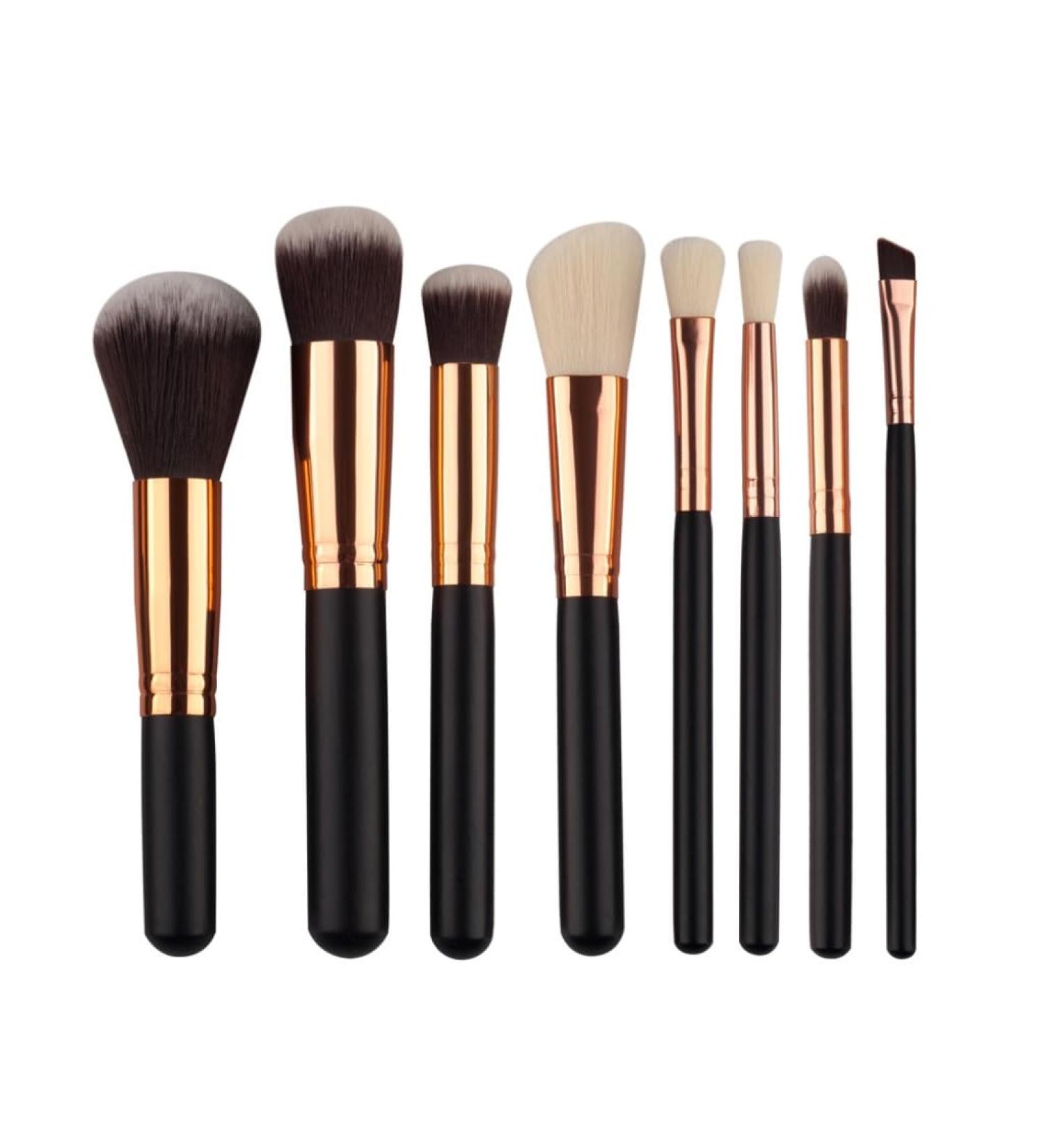 DFHBFG 8-Piece Makeup Brush Set | Professional Foundation & Makeup Brushes for Flawless Application - International Shipping Available - Buy Online on SooperMarket.com