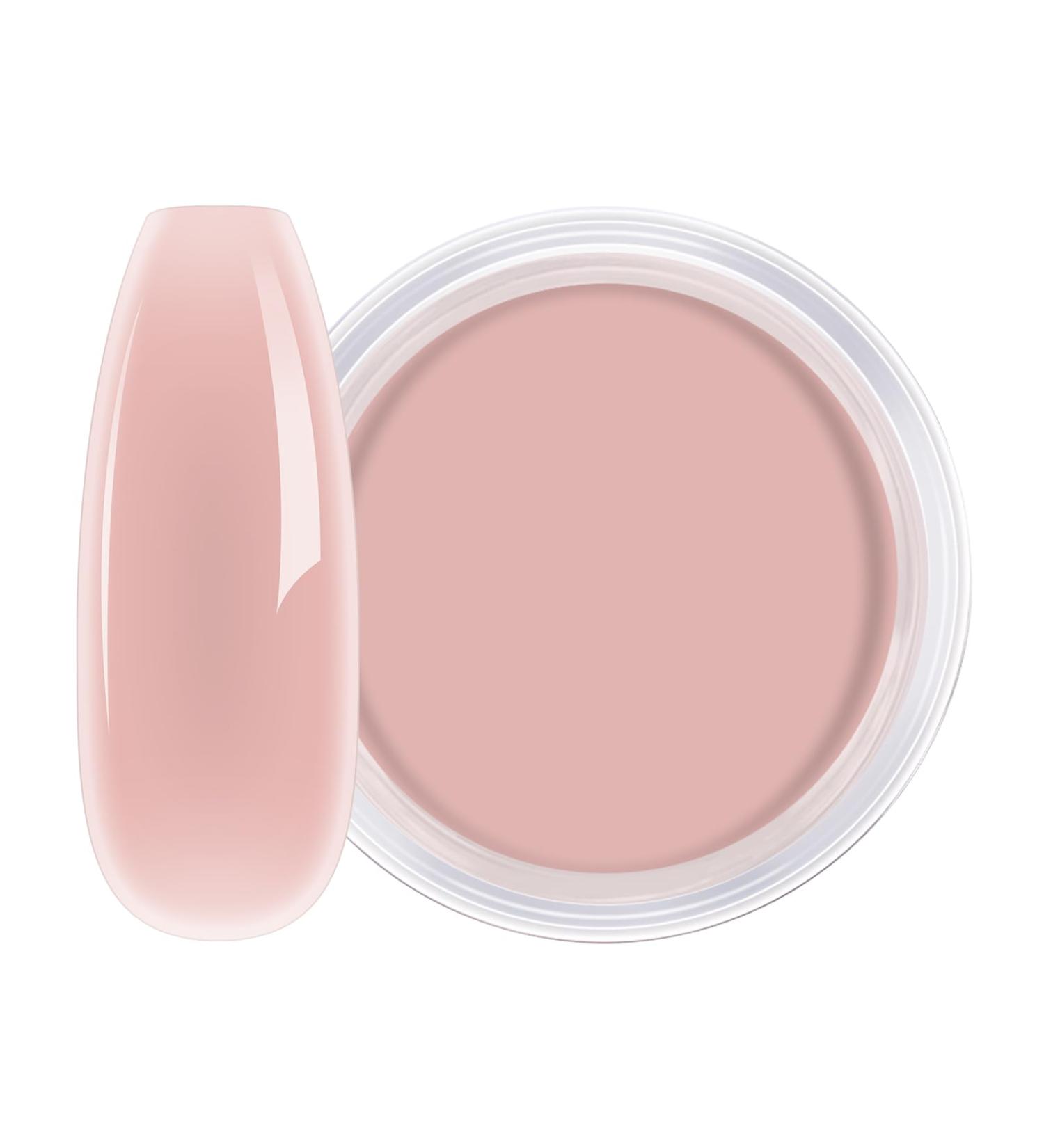 AILLSA Dip Powder - Translucent Jelly Nude Salmon Pink Nail Dipping Powder for DIY Manicure | Easy to Use Perfect Christmas Gift (1 Oz - Buy Online on SooperMarket.com