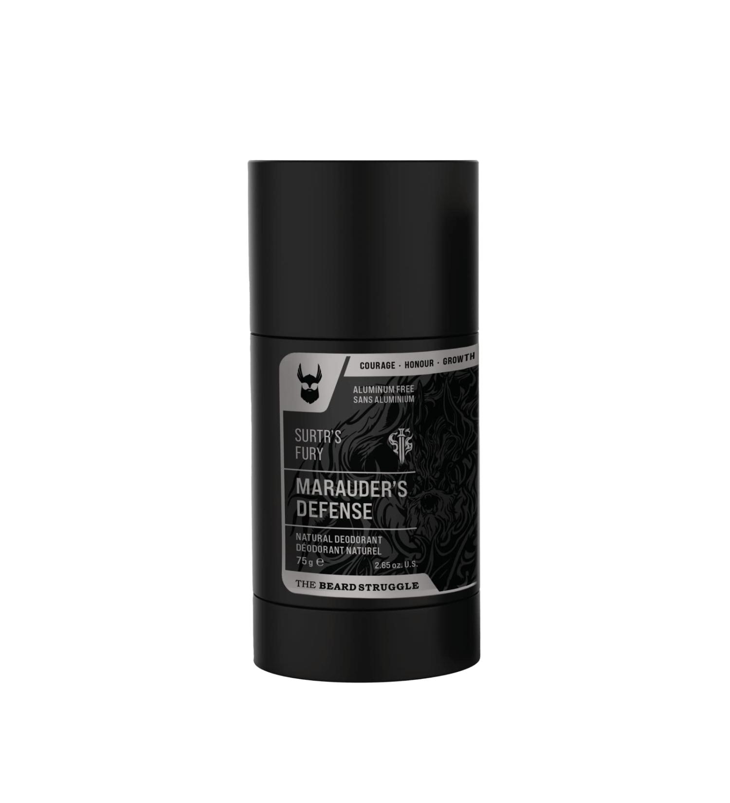 The Beard Struggle Natural Deodorant - Marauder s Defense - 100% Natural Charcoal Infused Deodorant Men Aluminum Free - Platinum Collection Surtr's Fury - Mens Deodorant 2.65 oz.US. - Buy Online on SooperMarket.com