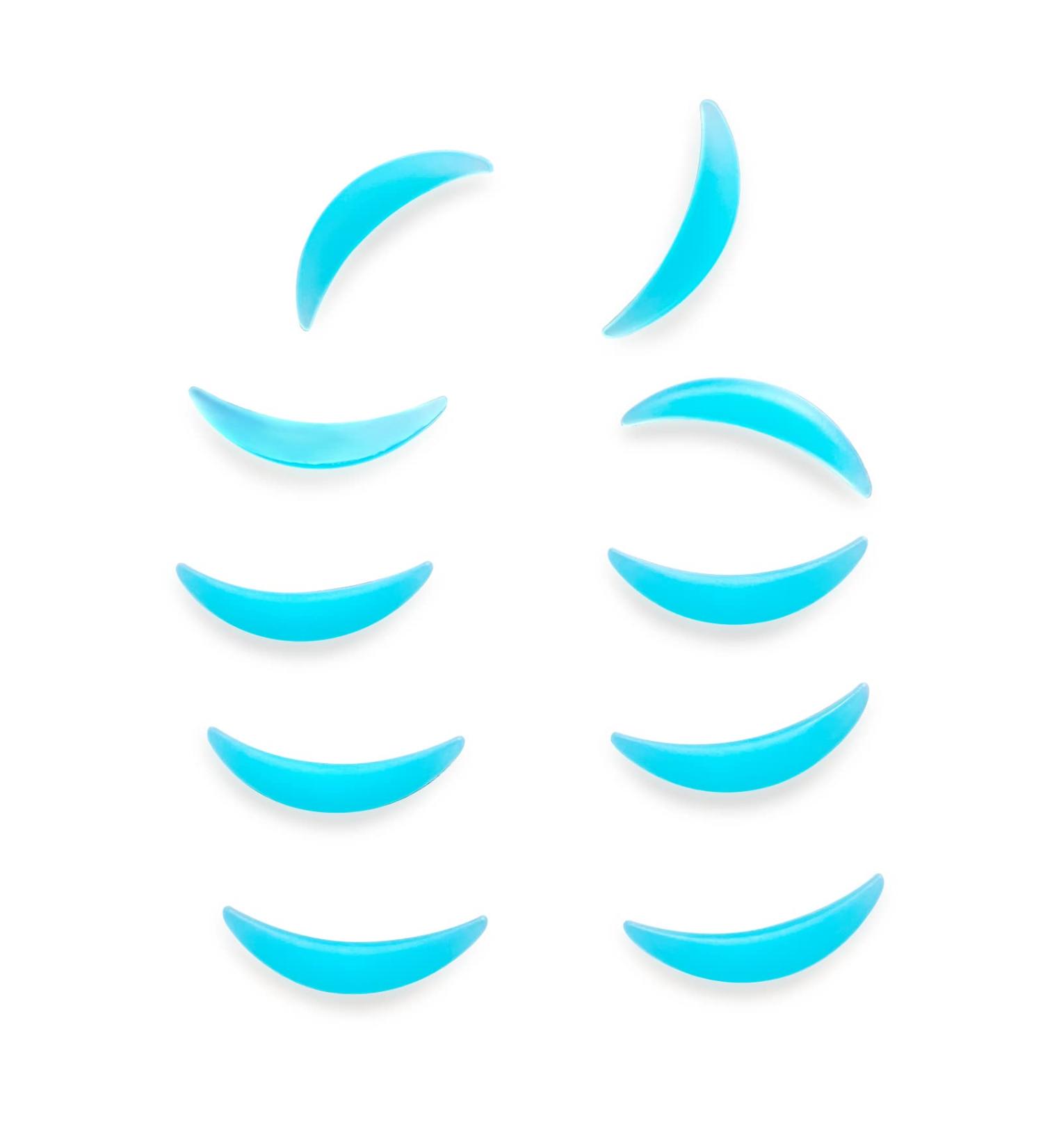 PERMANIA Reusable Lash Lifting Shield Pads Silicone Lash Shields for Bottom Lashes Reusable Lash Lifting Shield | Cruelty-Free | for a Lower Lash Lift and Lower Lash Tint Christmas Gifts - Blue - Buy Online on SooperMarket.com