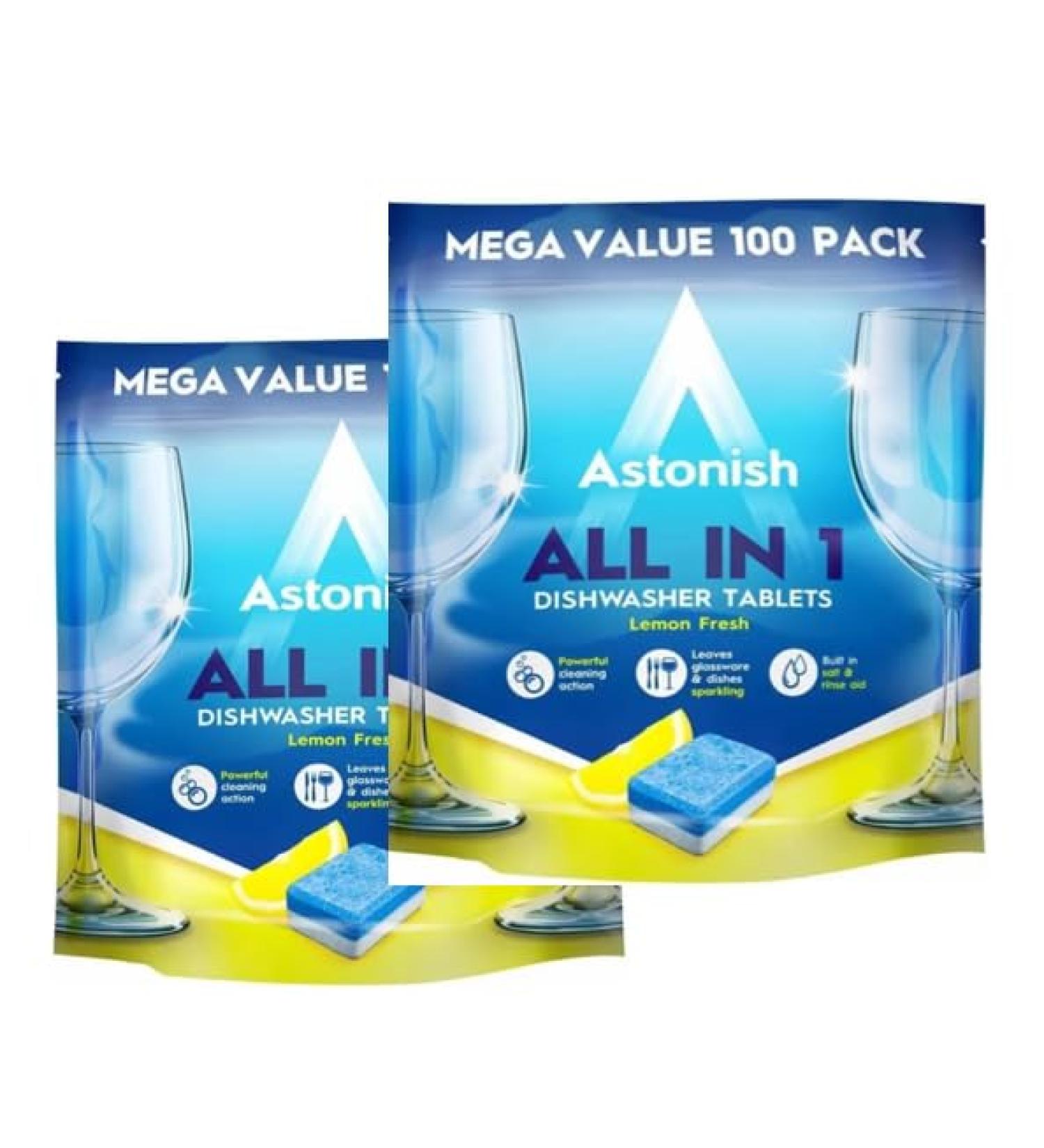 Lemon Fresh Dishwasher Tablets 200's Intergrated Salt & Rinse Aid - Buy Online on SooperMarket.com