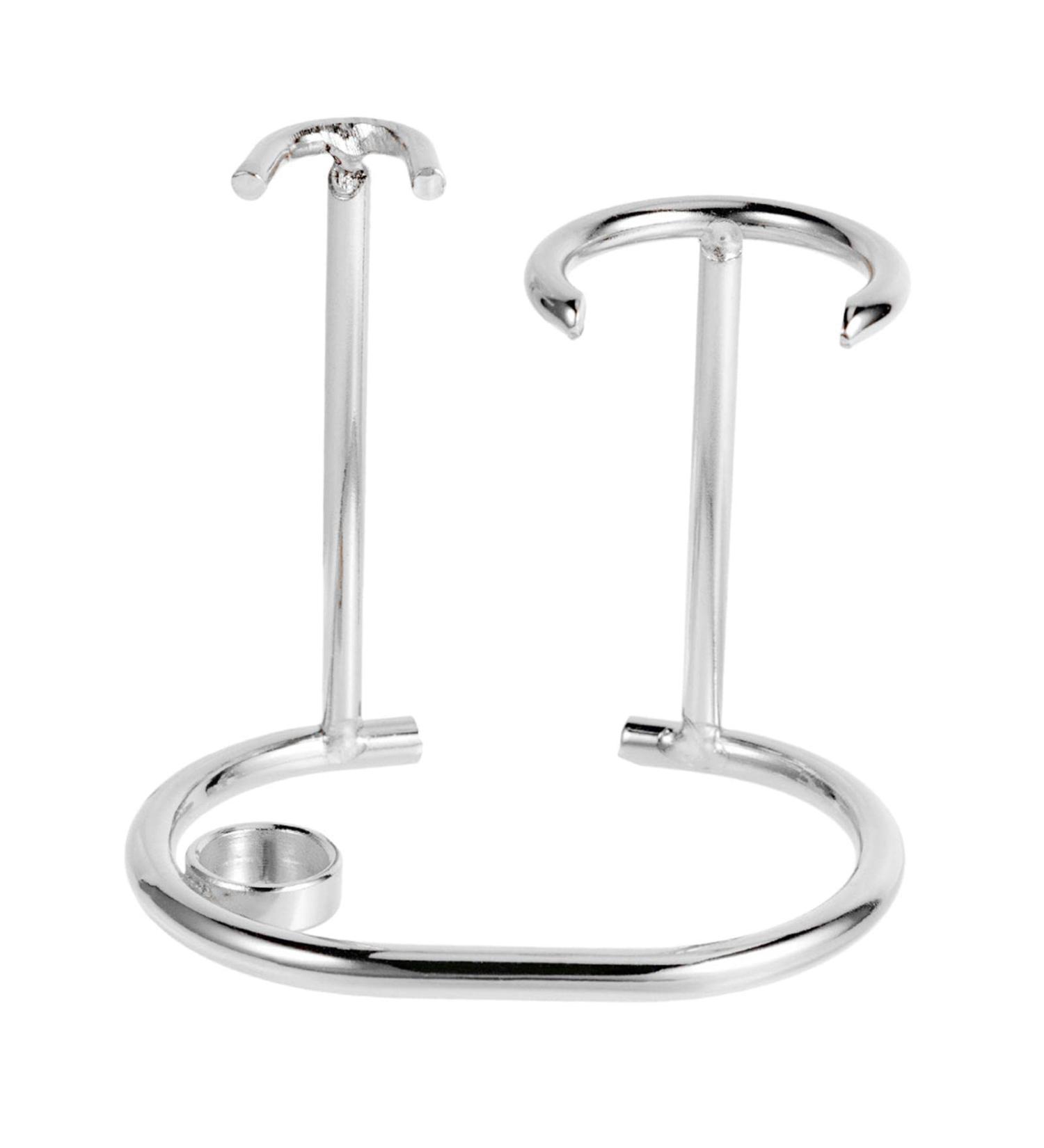 Folpus Long-Lasting Silver Ferrol Government Holders & Storage Stands - Modern Bathroom Accessories for Men - Buy Online on SooperMarket.com