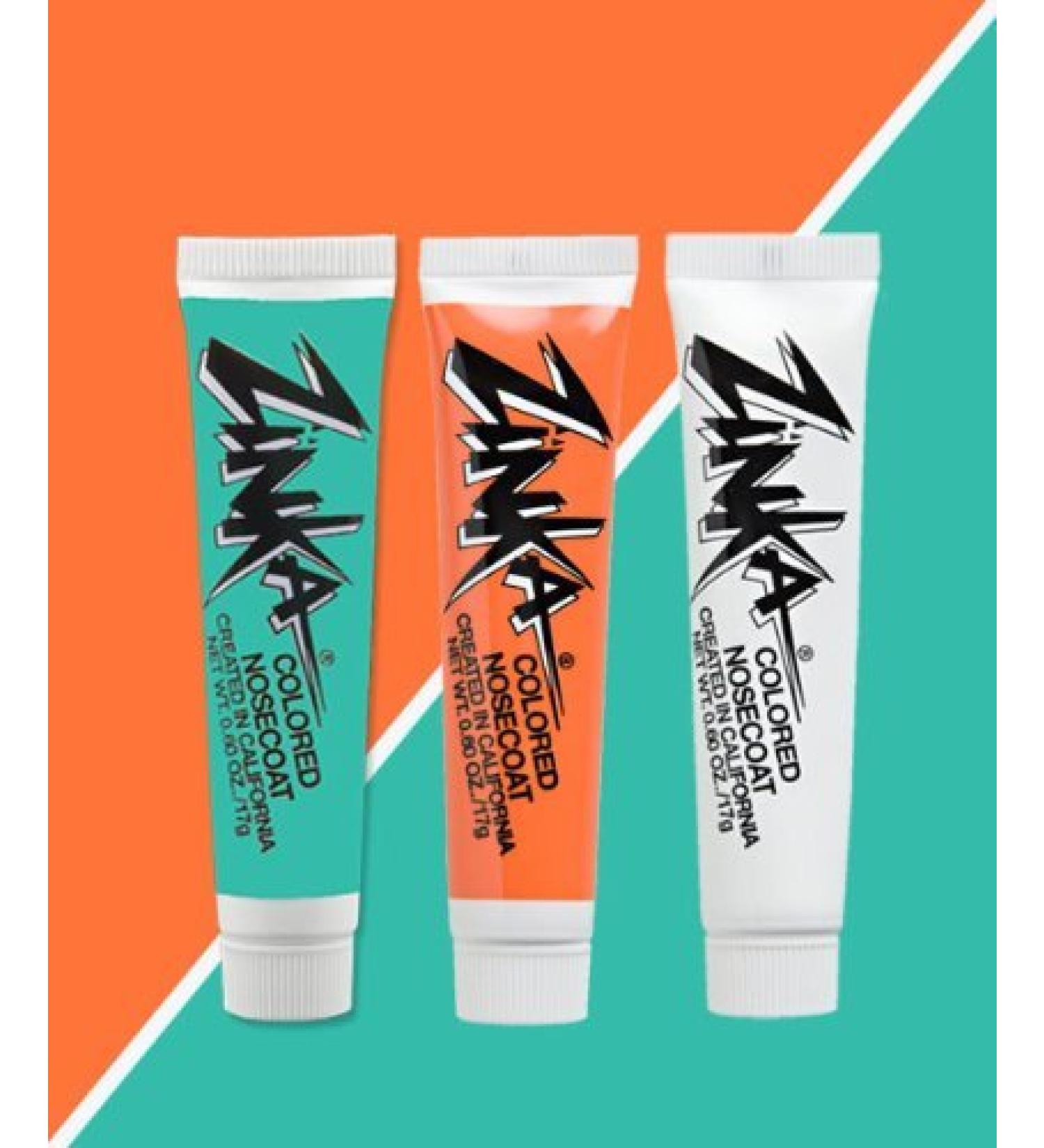 Zinka Team Face Paint And Sun Block - Miami - Orange/Teal/White