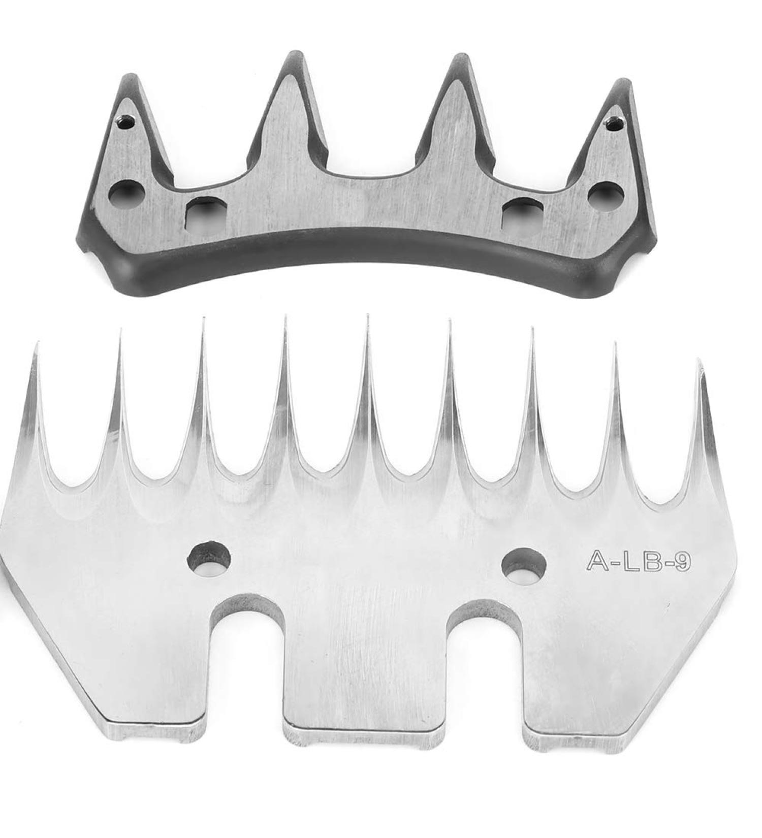 Professional Stainless Steel Sonk Sheep Shears - Universal Electric Wool Cutter Replacement Blades for Alpacas & Goats (9 Tooth Straight Blade) - Buy Online on SooperMarket.com