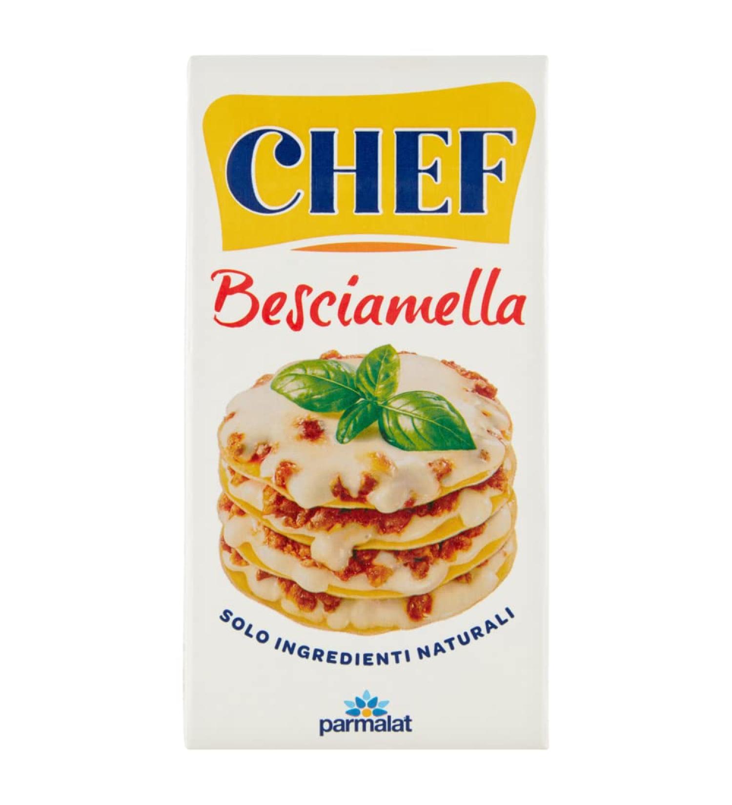 Chef Italian Besciamella Sauce 16.9oz - Pack of 2 | Imported from Italy - Buy Online on SooperMarket.com