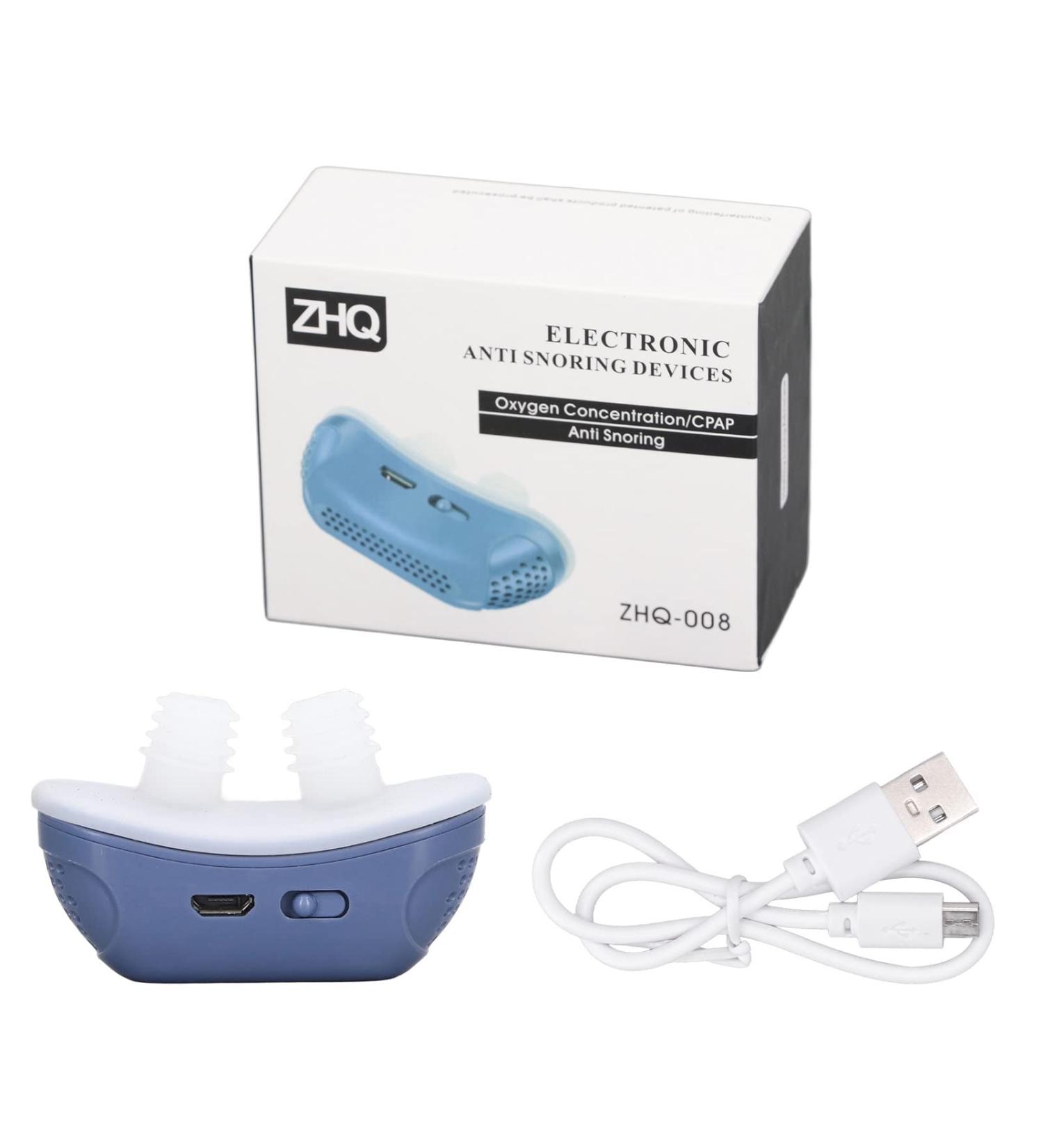 KUIKUI Electric Snore Nose Plug - Soft Silicone Vents for Men and Women, Blue - Improve Sleep Quality - Buy Online on SooperMarket.com