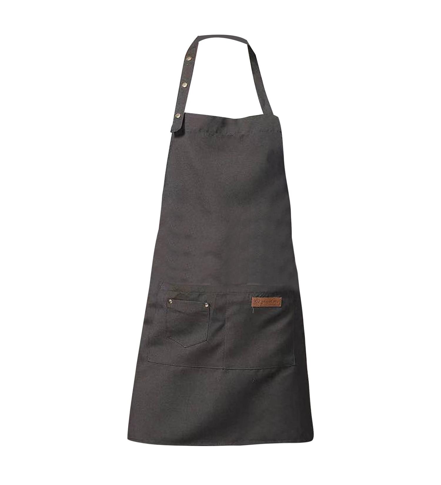 Adjustable Gray Salon Apron for Hair Cutting & Nail Art - Best Beauty Salon Accessory - Buy Online on SooperMarket.com