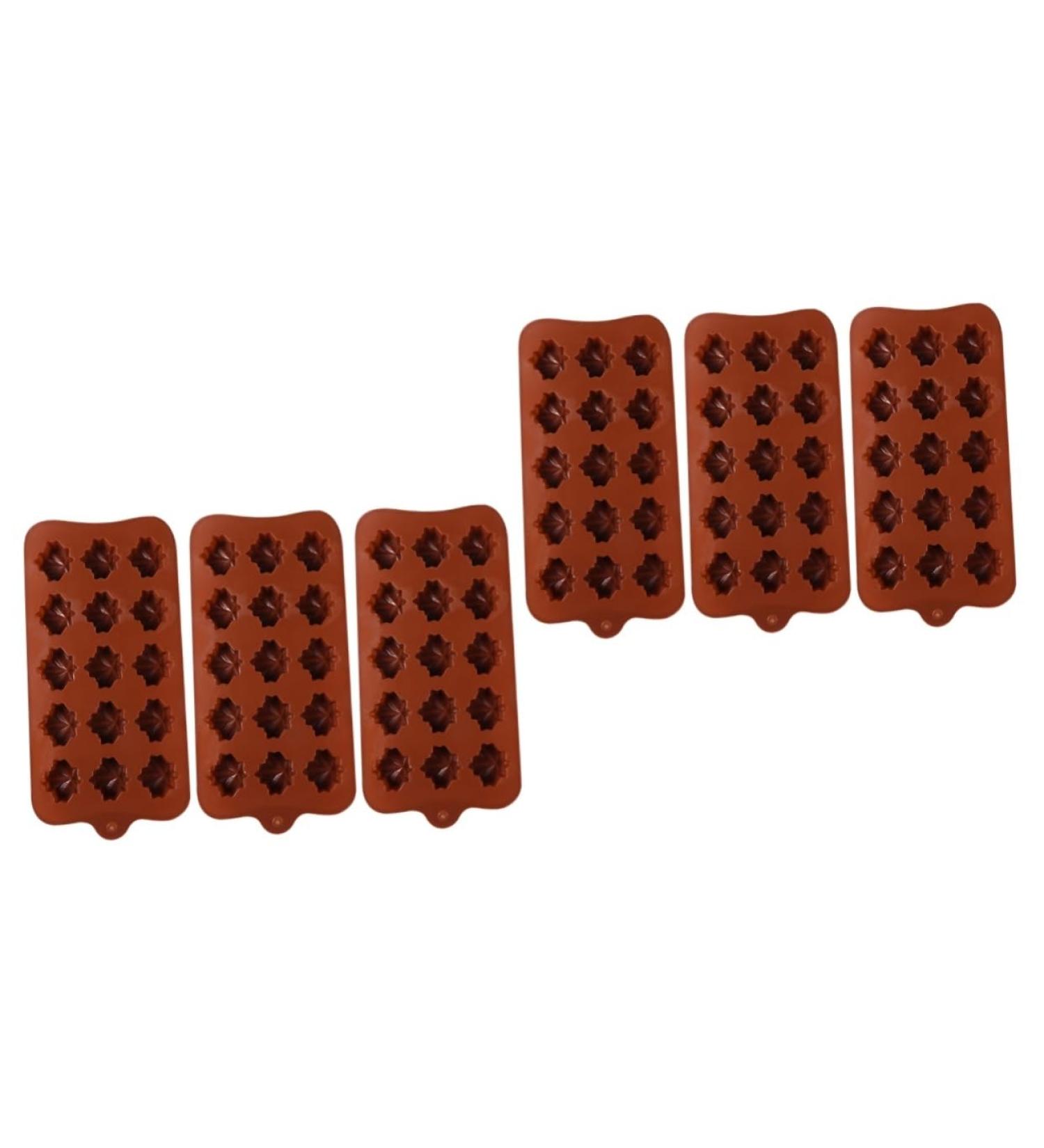 HOMSFOU 6 Pcs Maple Leaf Mold Thanksgiving Fondant Molds Chocolate Thankgiving Cake Mold Fall Candy Ice Jewlery Making Supplies Silicone Baking Mold Fudge Child Chewing Gum Silica Gel - Buy Online on SooperMarket.com
