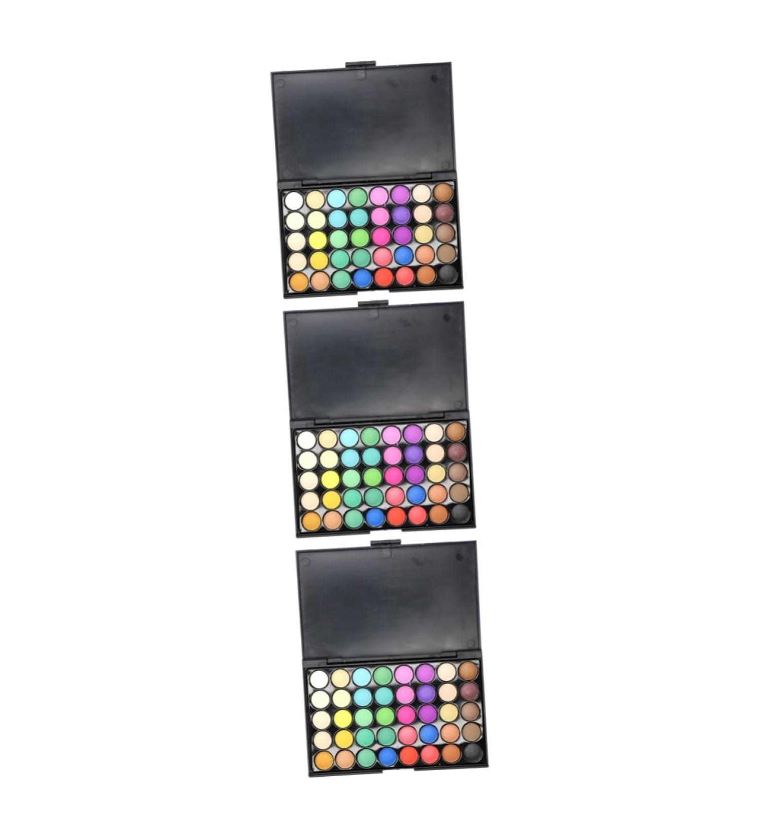 Angoily 3pcs 40 Eyeshadow Eye Shadow Palettes Makeup Palette Earth Tones - Buy Online on SooperMarket.com