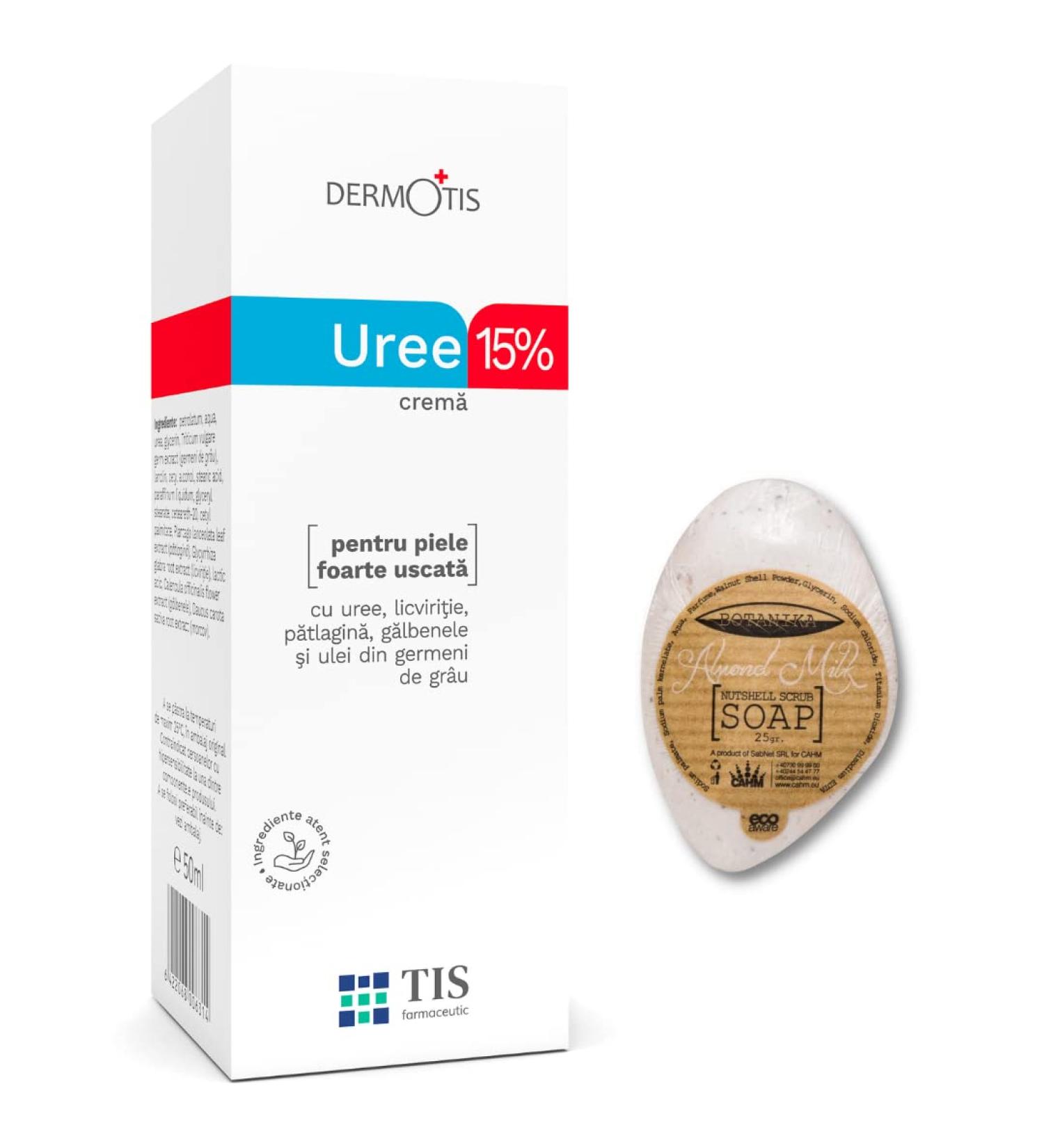 TIS 15% Urea Cream for Eczema Keratosis & Dry Skin | Healing with Lactic Acid & Wheat Germ Soap | 25g - Buy Online on SooperMarket.com
